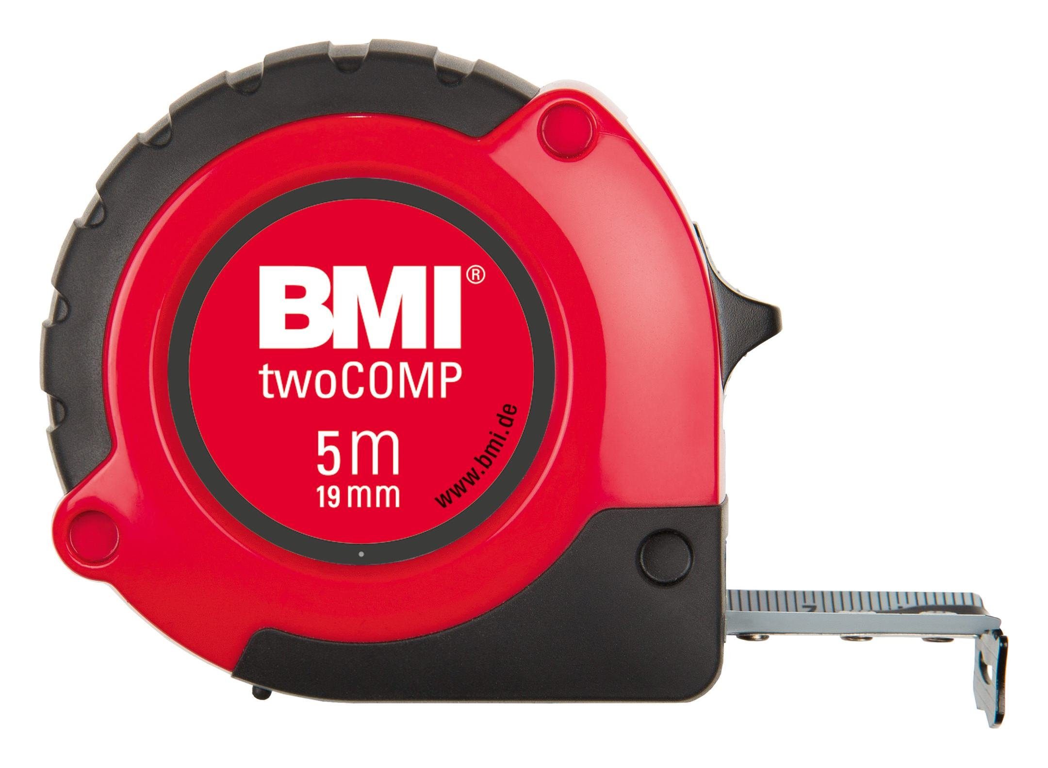 BMI Rollbandmaß, Taschenbandmaß twoCOMP M 8m x 25 mm