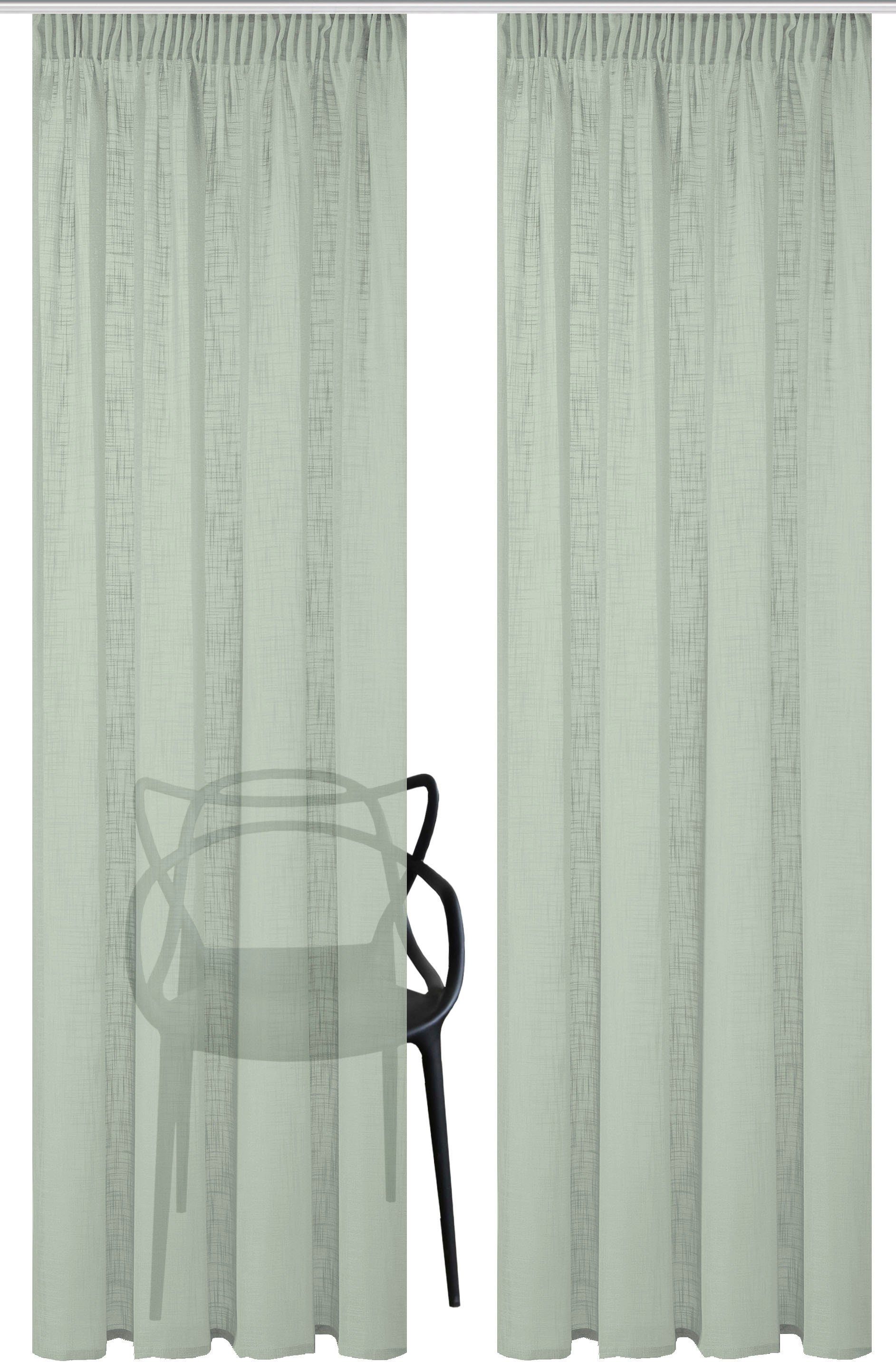Home Basics Vorhang SOFTY 2er Pack, günstig online kaufen