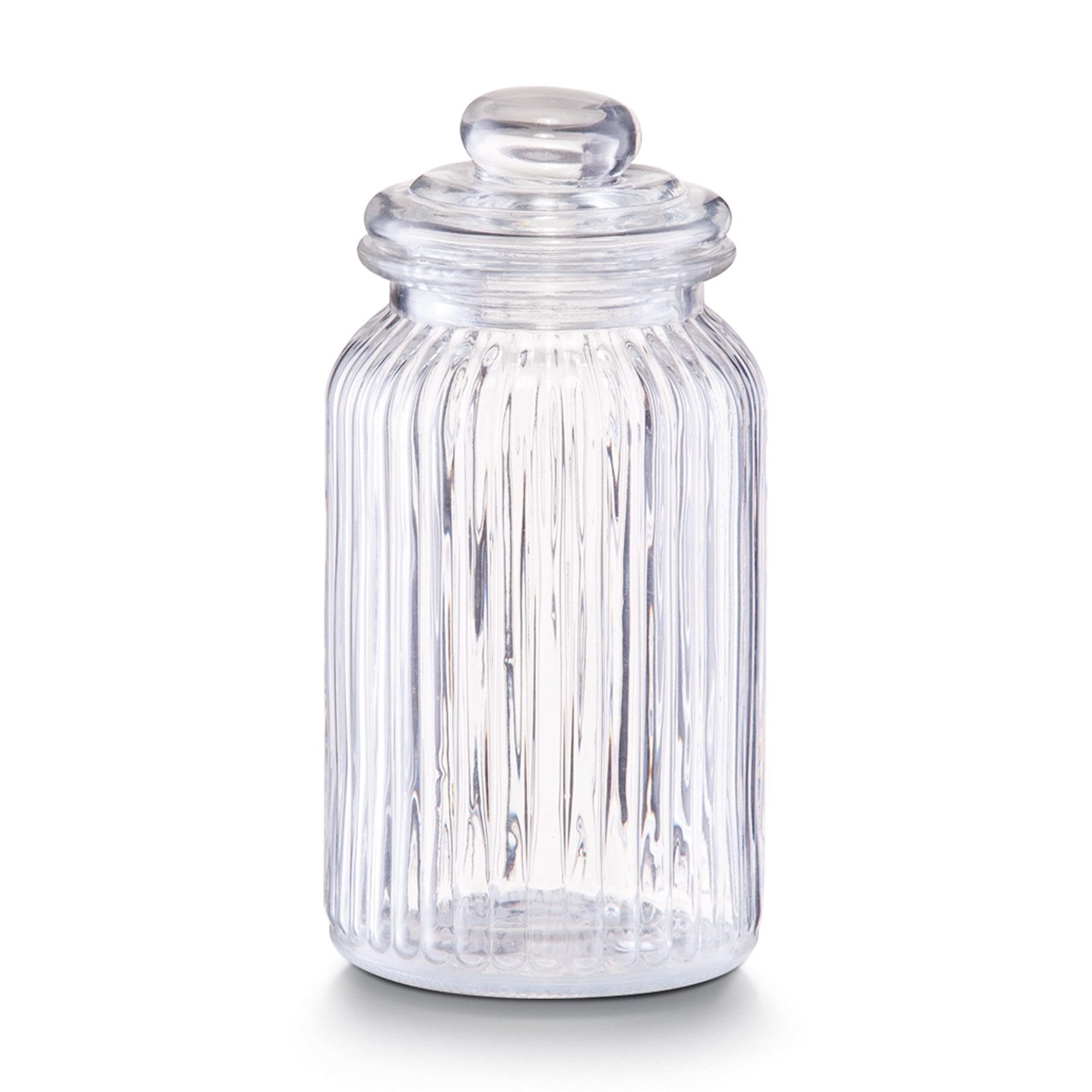 Zeller Present Vorratsglas Vorratsglas Nostalgie 1200 ml, Glas, (Stück, 1-tlg), Lebensmittelaufbewahrung Bonbonglas Keksdose