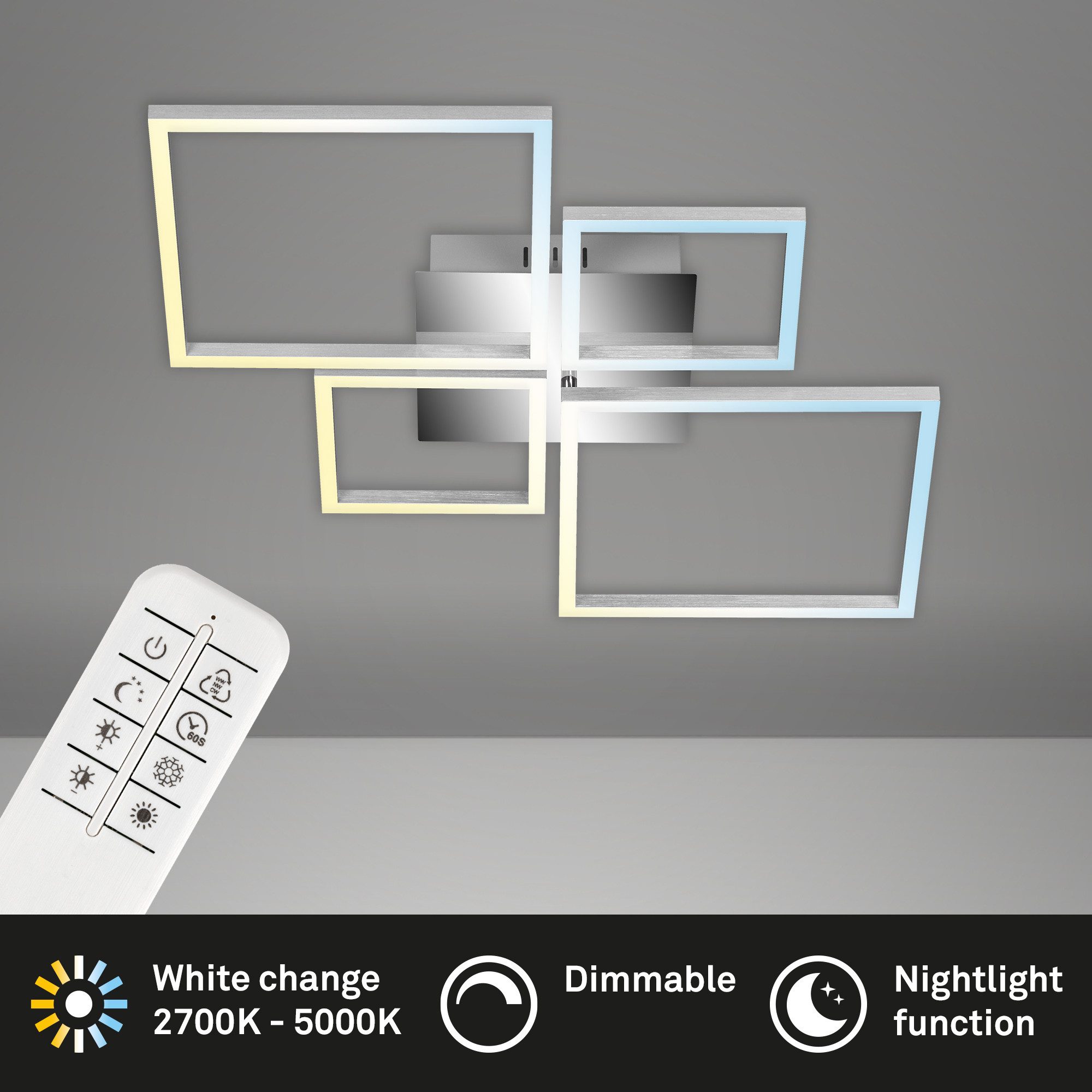 Briloner Leuchten Deckenleuchte LED Deckenlampe CCT günstig online kaufen