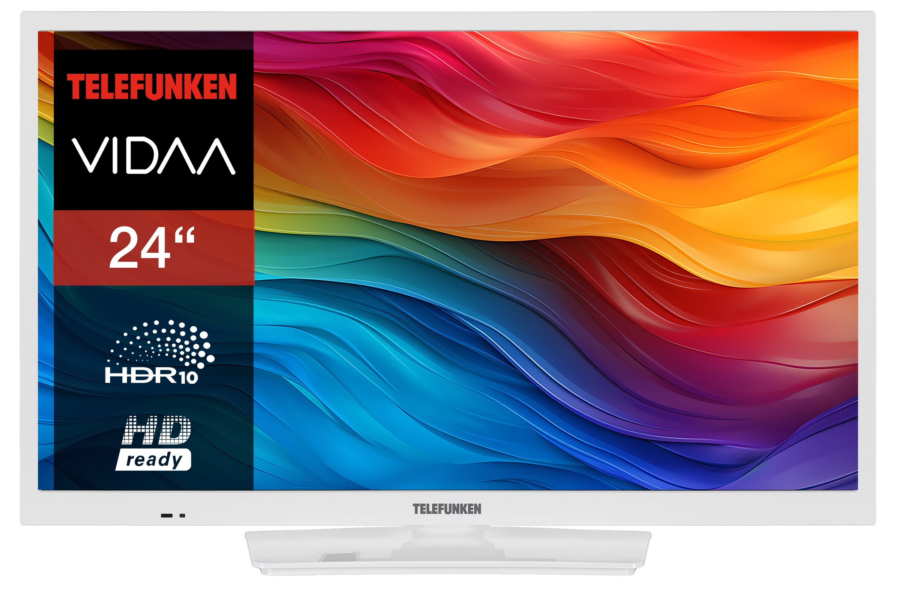 Telefunken XH24VP550M-W LCD-LED Телевизоры (60 cm/24 Zoll, HD-ready, VIDAA Smart TV, VIDAA Smart TV, HDR, Triple-Tuner)