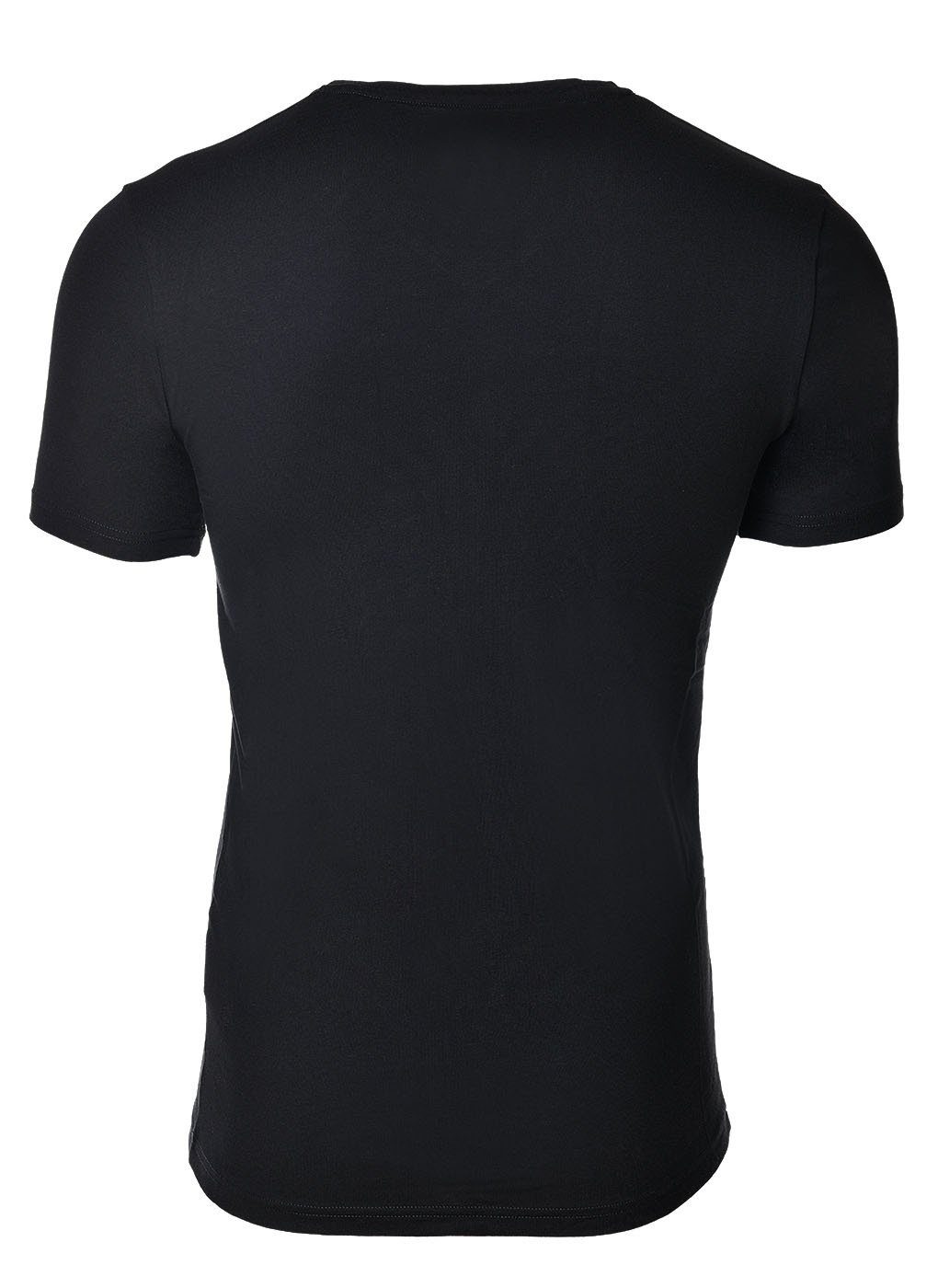 Joop! T-Shirt Herren 4er V-Neck Schwarz T-Shirt, Pack - Unterhemd