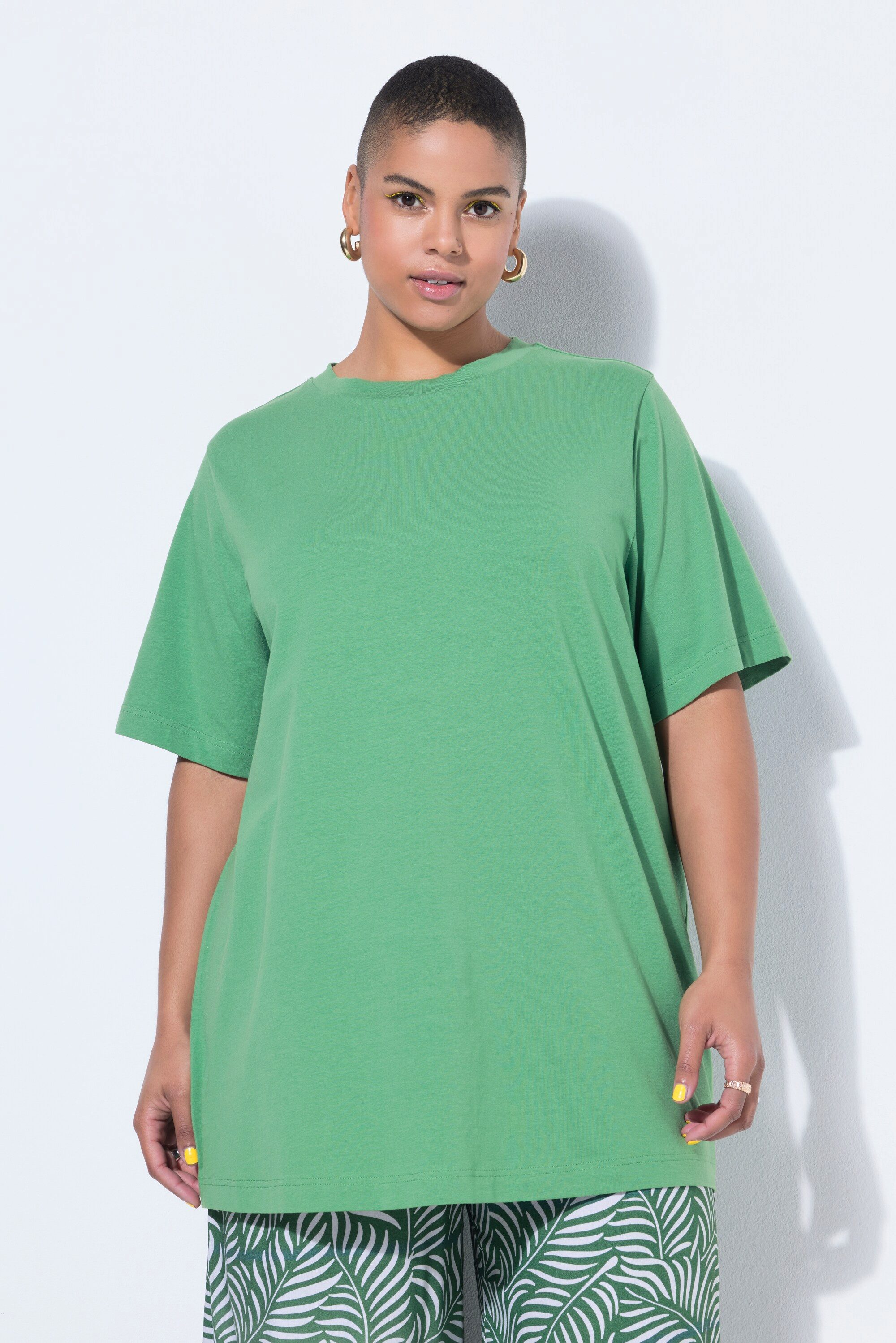 Studio Untold Longshirt Longshirt langer Classic Shape Halbarm günstig online kaufen