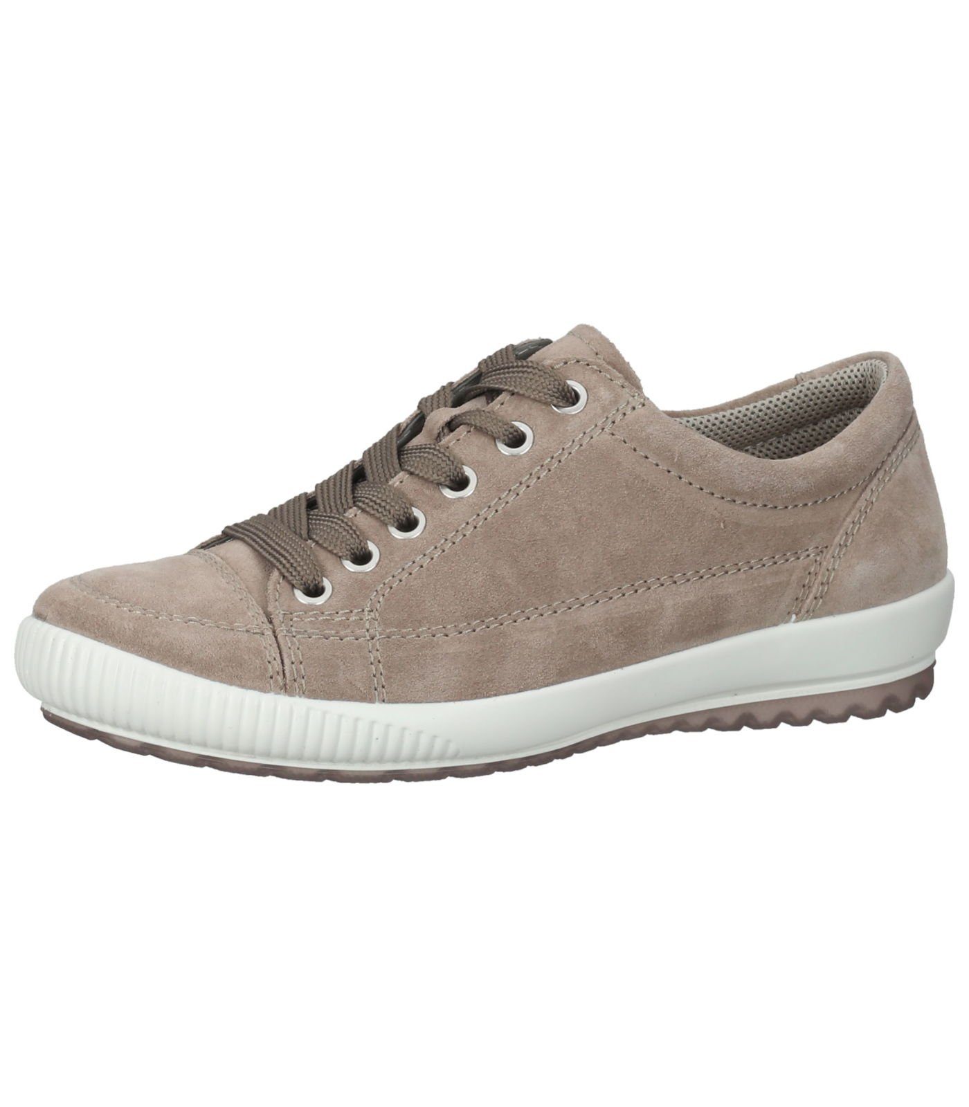 Beige Veloursleder Sneaker Halbschuhe Legero