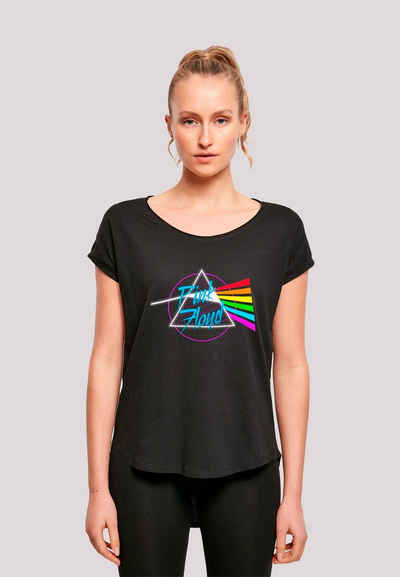 F4NT4STIC T-Shirt Pink Floyd Neon Dark Side Print