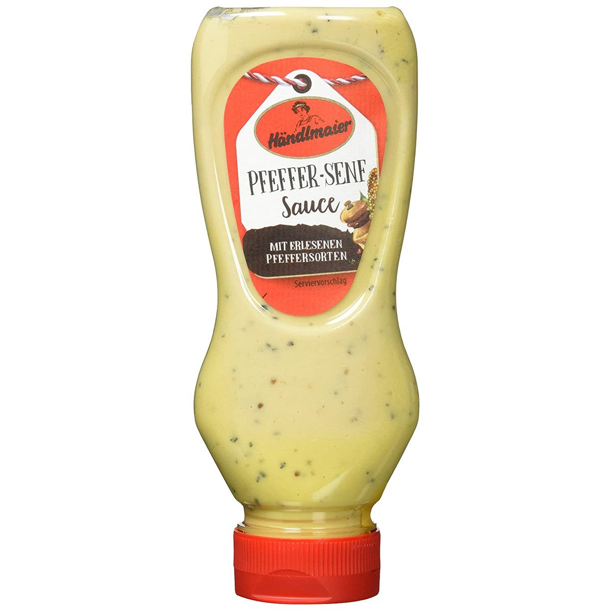 Händlmaier Saucen, Händlmaiers Pfeffer Senf Sauce mit erlesenen Pfeffersorten 225ml