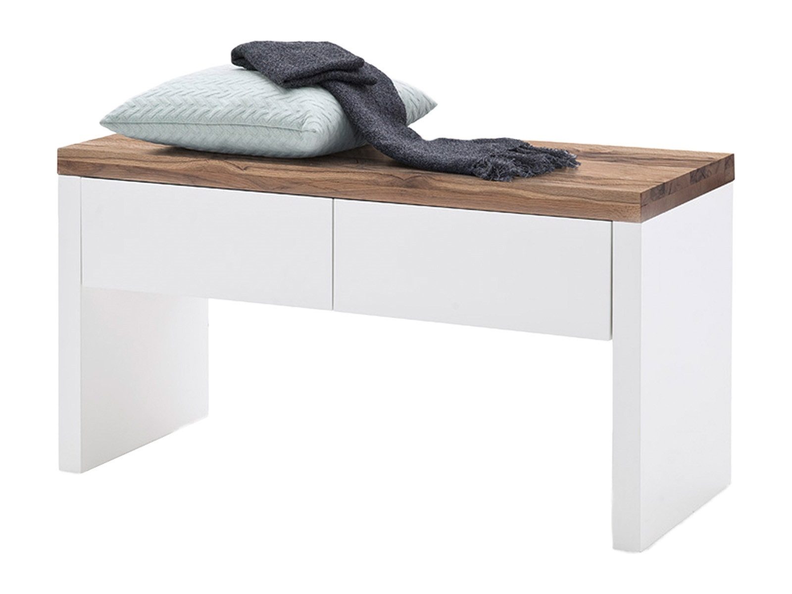 freiraum Garderoben-Set Lisa, (2-teilig) in weiss / Eiche - 185x193x38 (BxHxT)