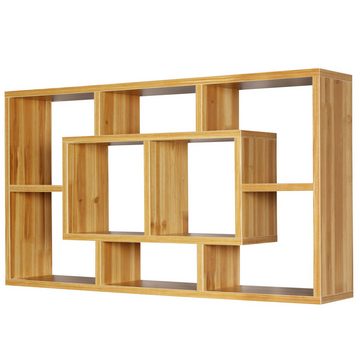Wohnling Wandregal WL5.169, Buche 85x47,5x16 cm MDF-Holz, Hängeregal Modern, Wandboard Freischwebend Dekoregal Bücherregal Wand