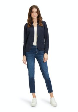 Betty&Co Sweatblazer Blazer Kurz Einreiher 1/1 Arm