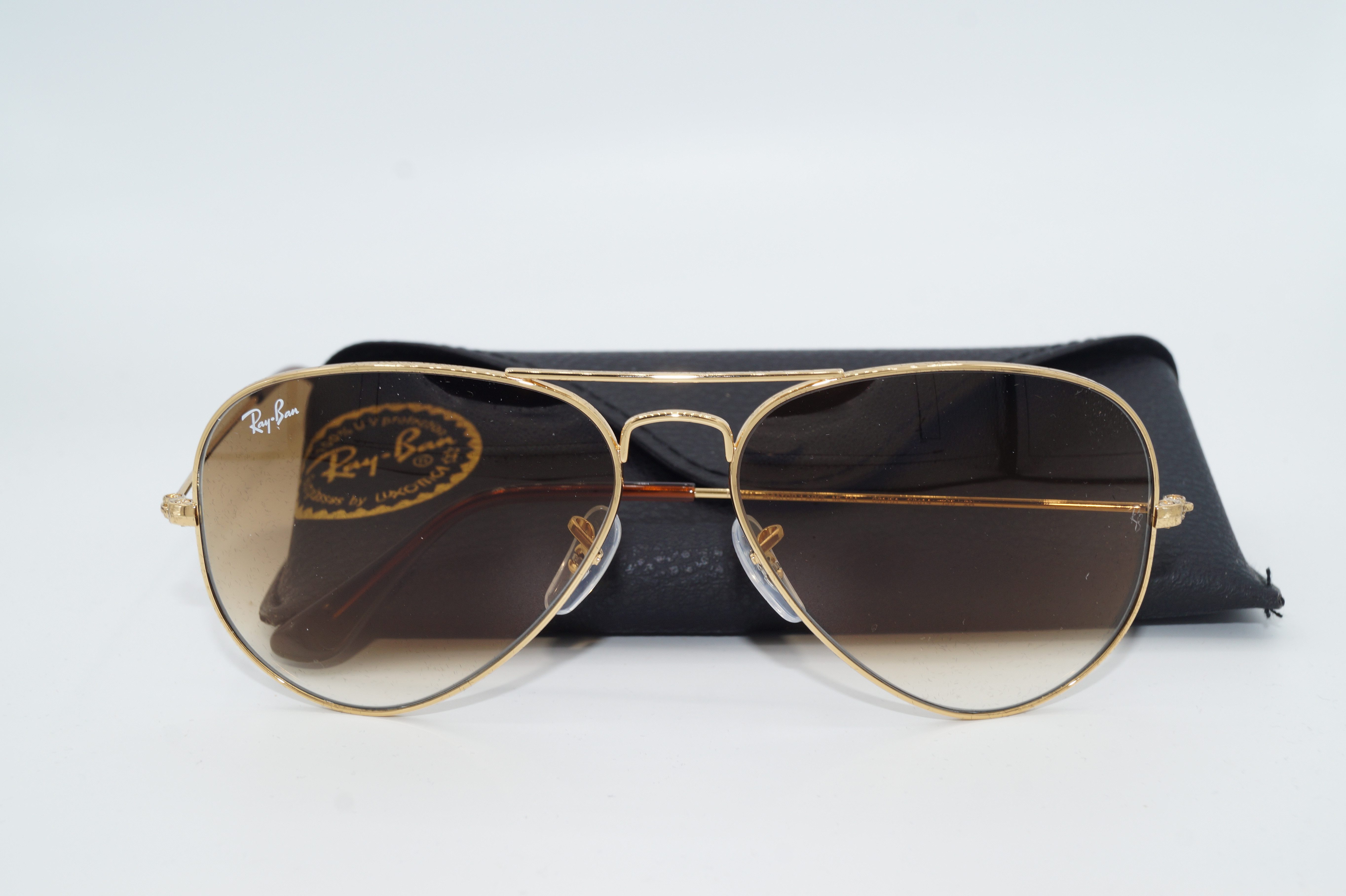 Ray-Ban Sonnenbrille RAY BAN Sonnenbrille Sunglasses RB 3025 001 51 Gr.58 Aviator