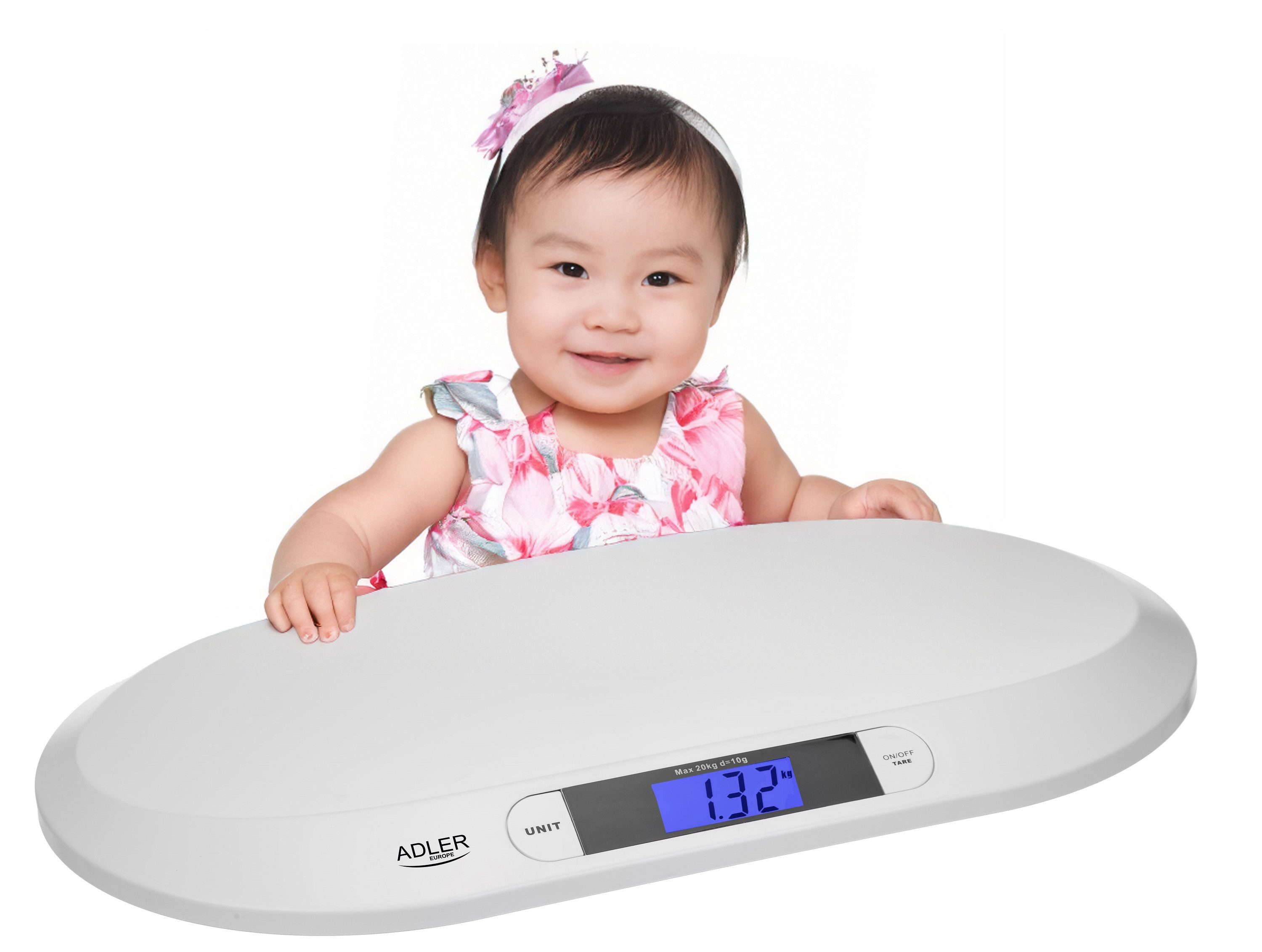 Adler Personenwaage Adler Waage Baby- und Kinderwaage bis 20 kg AD_8139