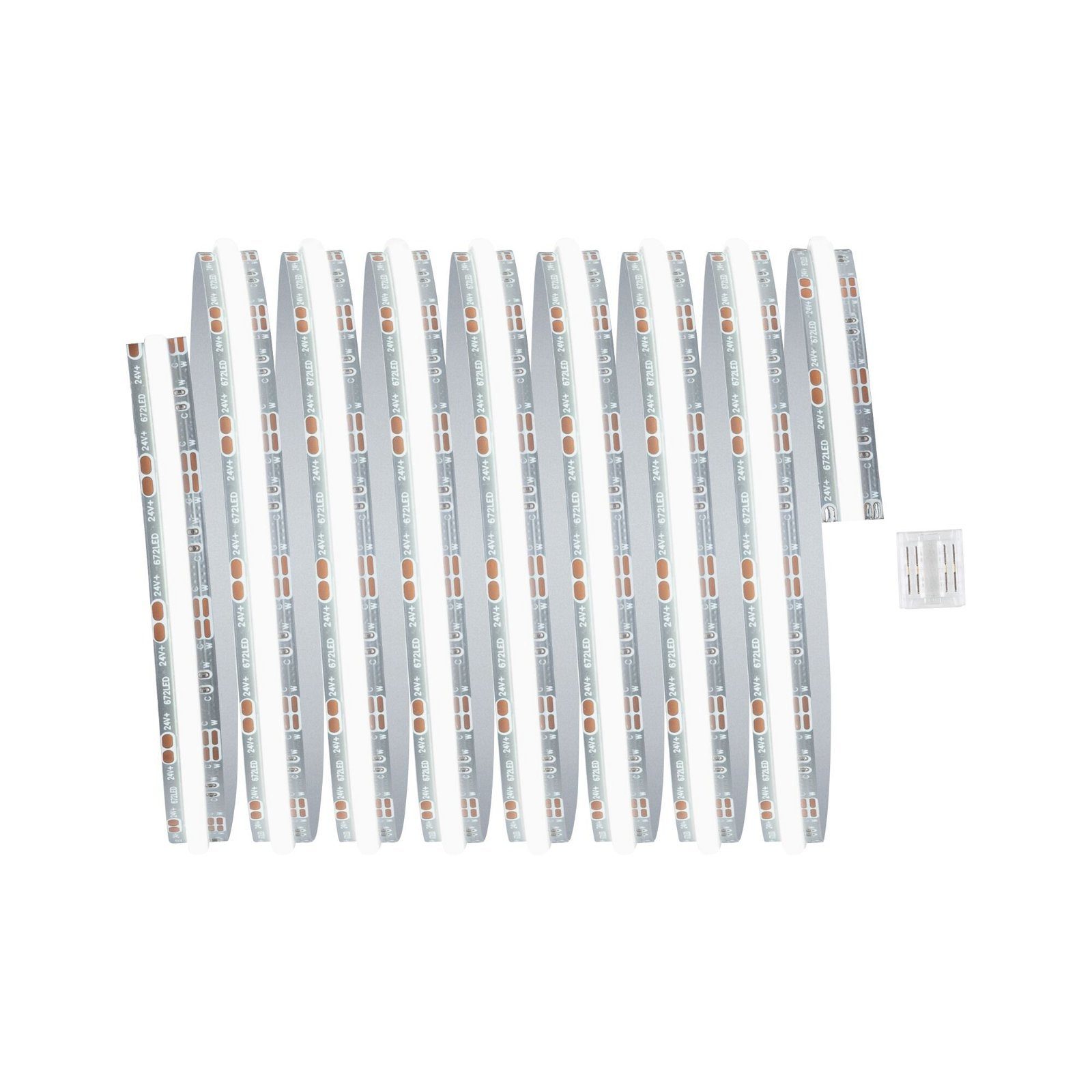 LED-Streifen MaxLED 1000 Stripe 2,5m 23,5W 24V silber Kunststoff