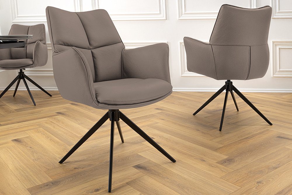 riess-ambiente Esszimmerstuhl PAPILLON braun / schwarz günstig online kaufen