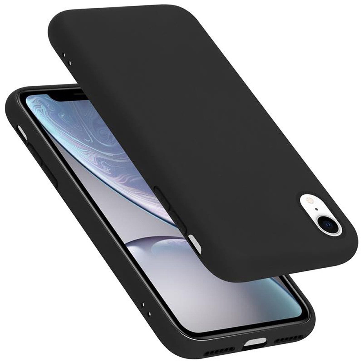 Cadorabo Handyhülle für iPhone XR Hülle Apple iPhone XR, Flexible Hülle TPU Silikon Schutzhülle Back Cover Case
