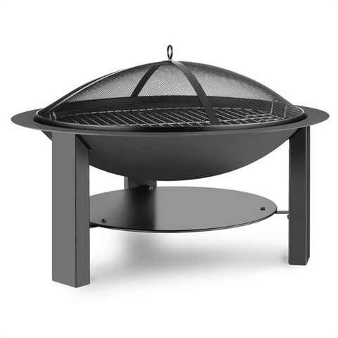 blumfeldt Feuerschale Mithras, Feuerschale Garten Grill Funkenschutz Feuerkorb Feuerstelle Outdoor