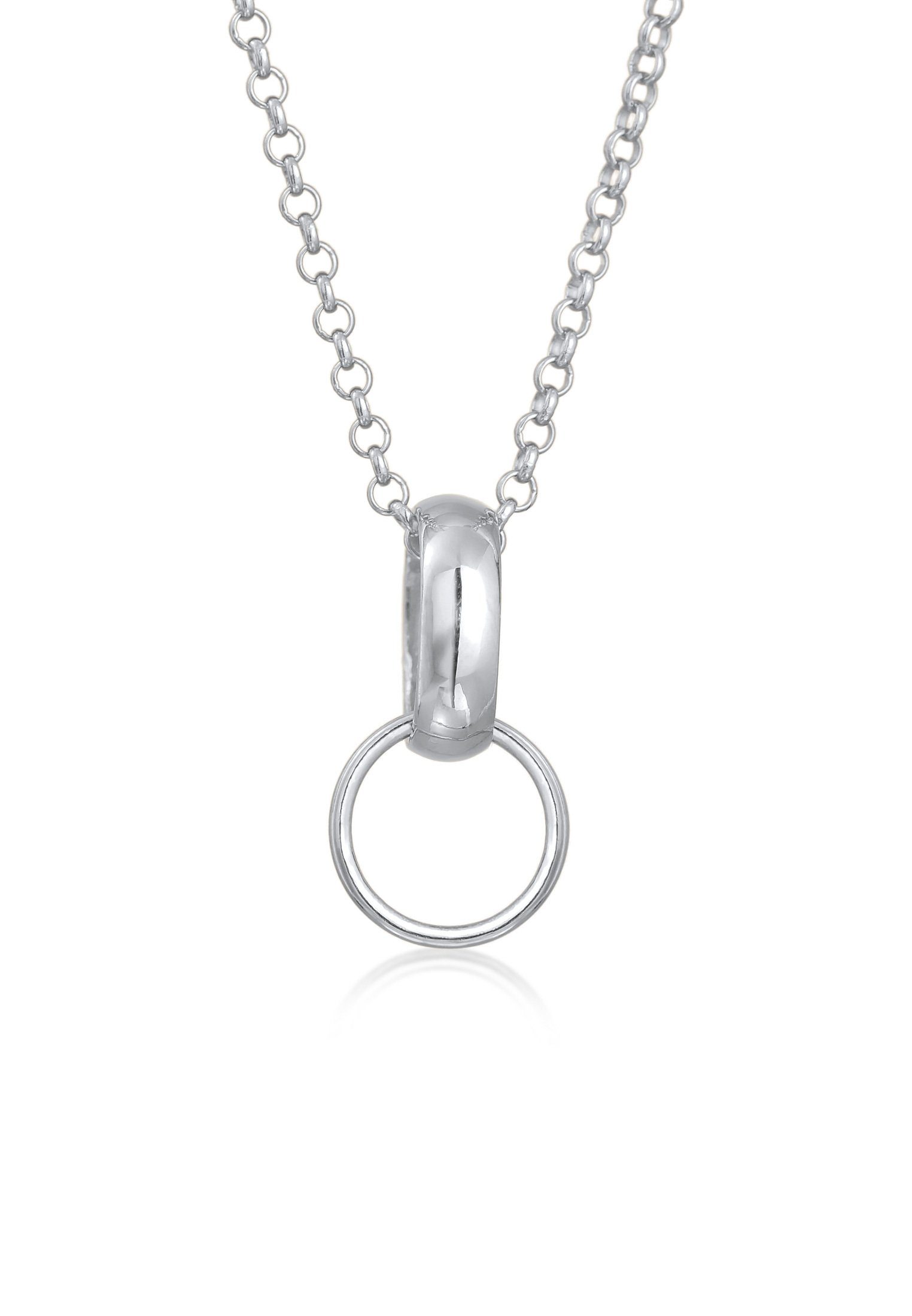 Nenalina Kette mit Anhänger Charm Kette mit Carrier 925 Silber, Charmträger