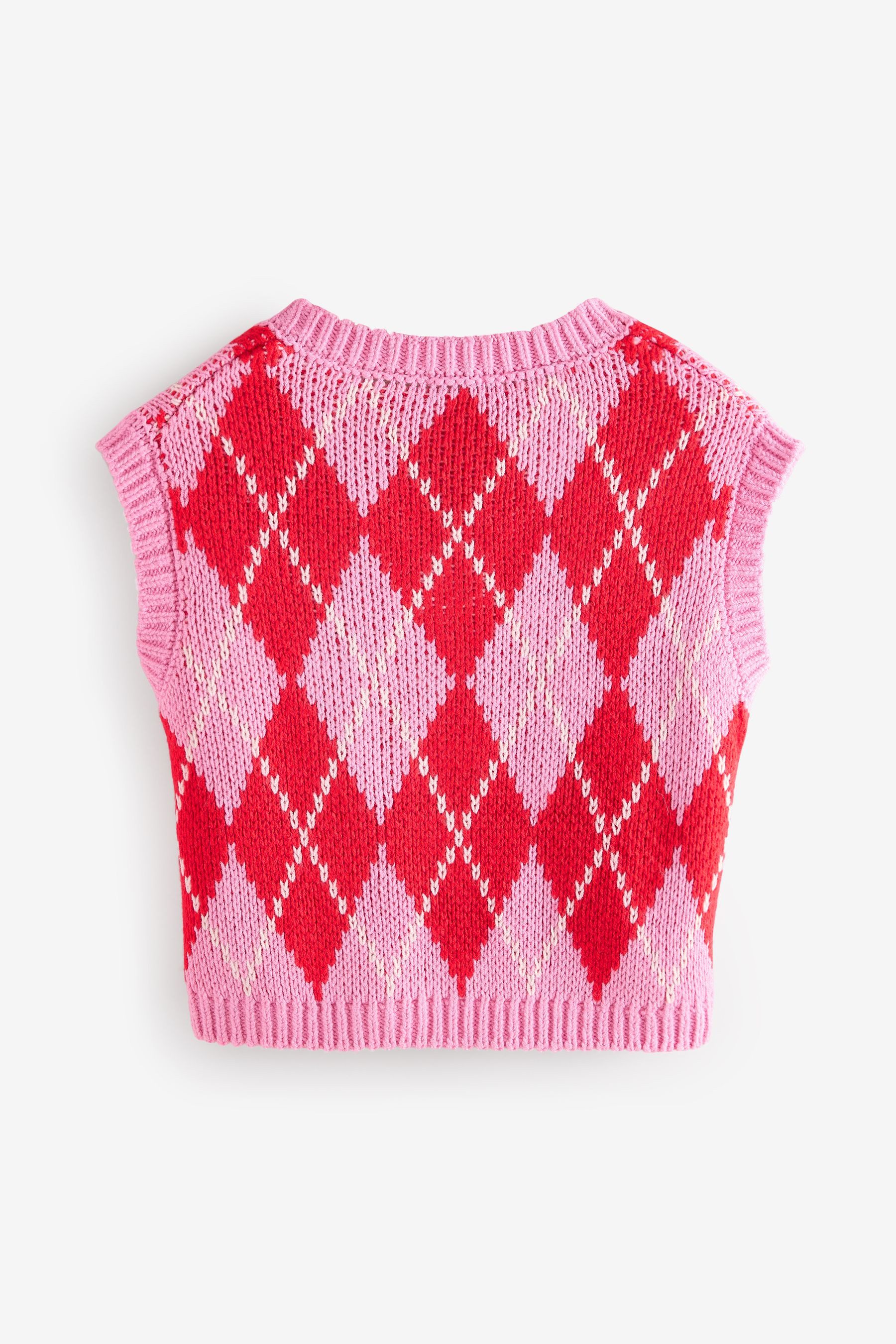 Next Pullunder Argyle-Strickoberteil (1-tlg)