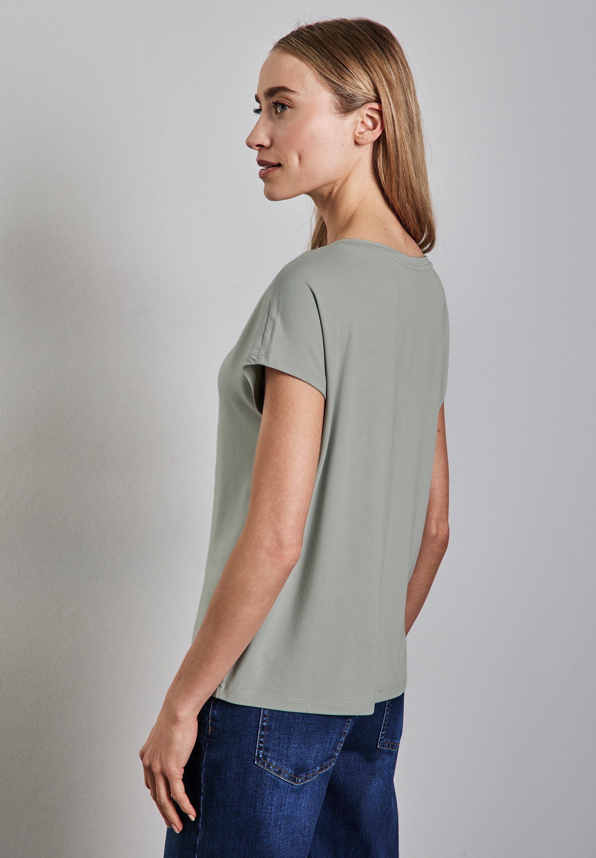 STREET ONE T-Shirt mit Wording günstig online kaufen