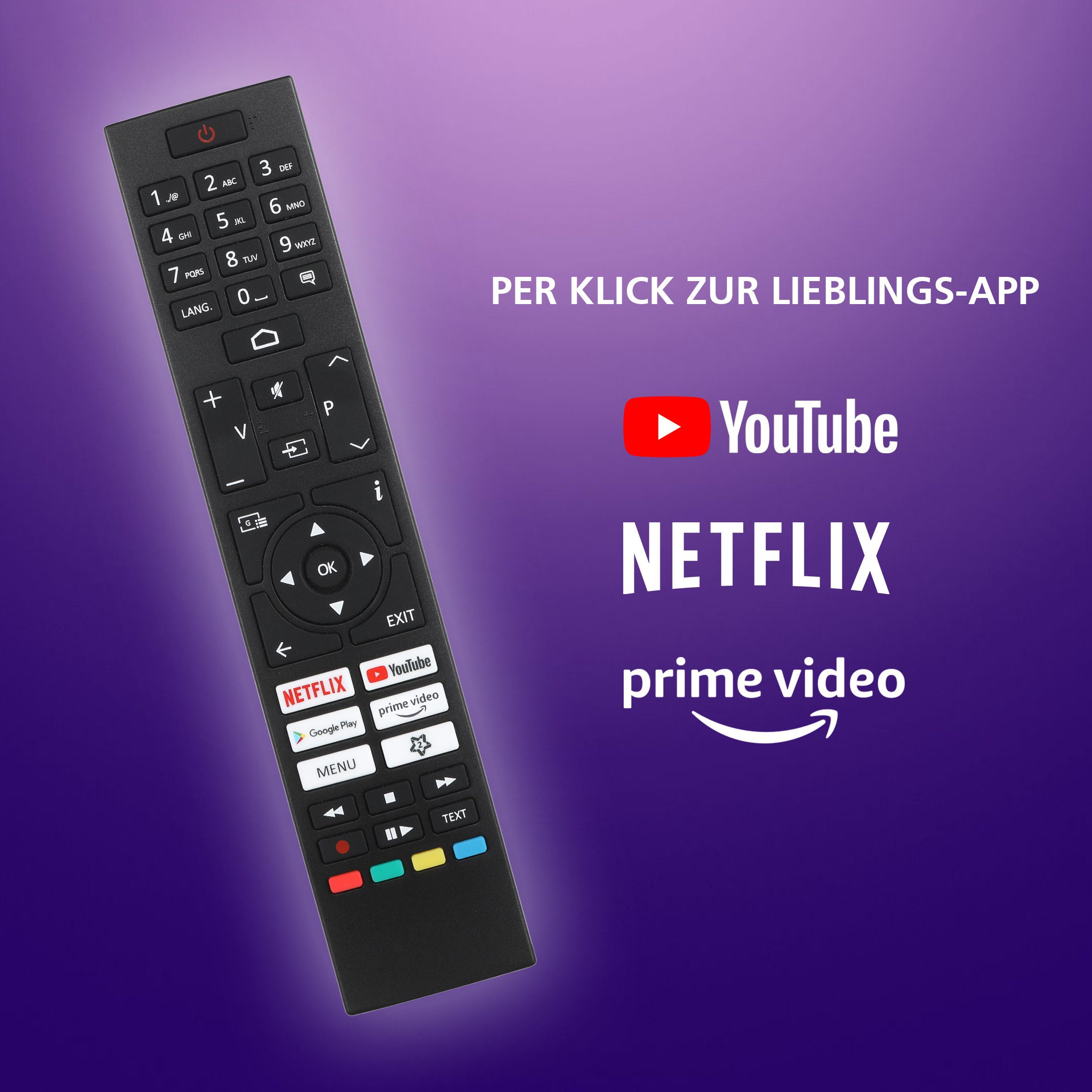 JVC LT-32VAH3355 LCD-LED Fernseher (80 cm/32 Zoll, HD-ready, Android TV, Smart TV, HDR, Triple-Tuner, Bluetooth, Google Play Store, 32 Zoll TV)