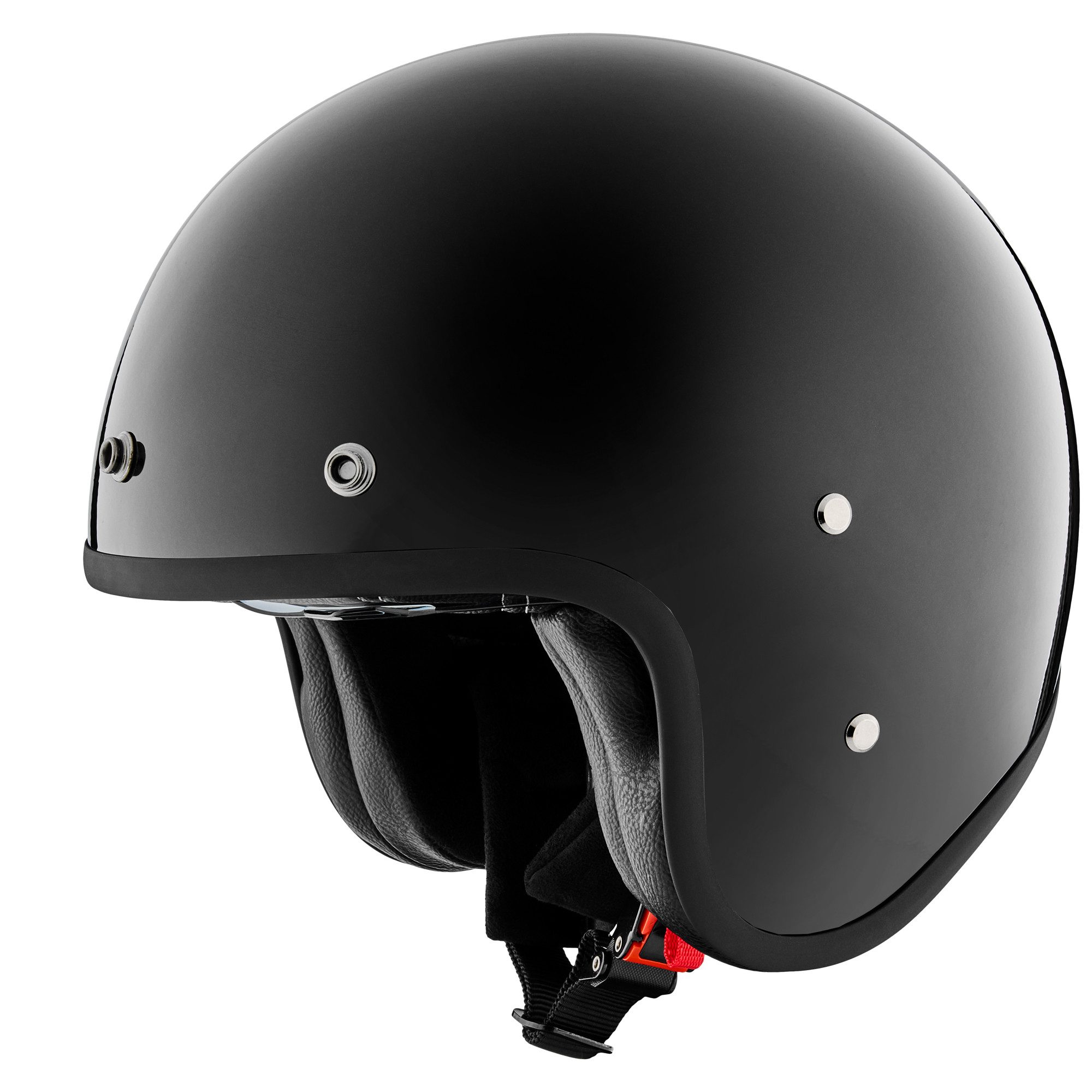 PEROZ Motorradhelm Filus Jethelm, herausnehmbares Innenfutter,integriertes Sonnenvisier