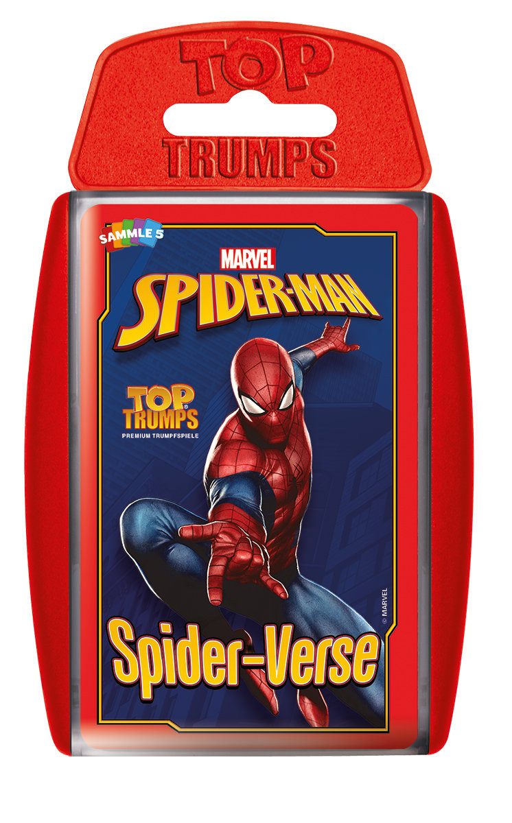 Winning Moves Spiel Top Trumps Spider-Man Spider-Verse, Quartett