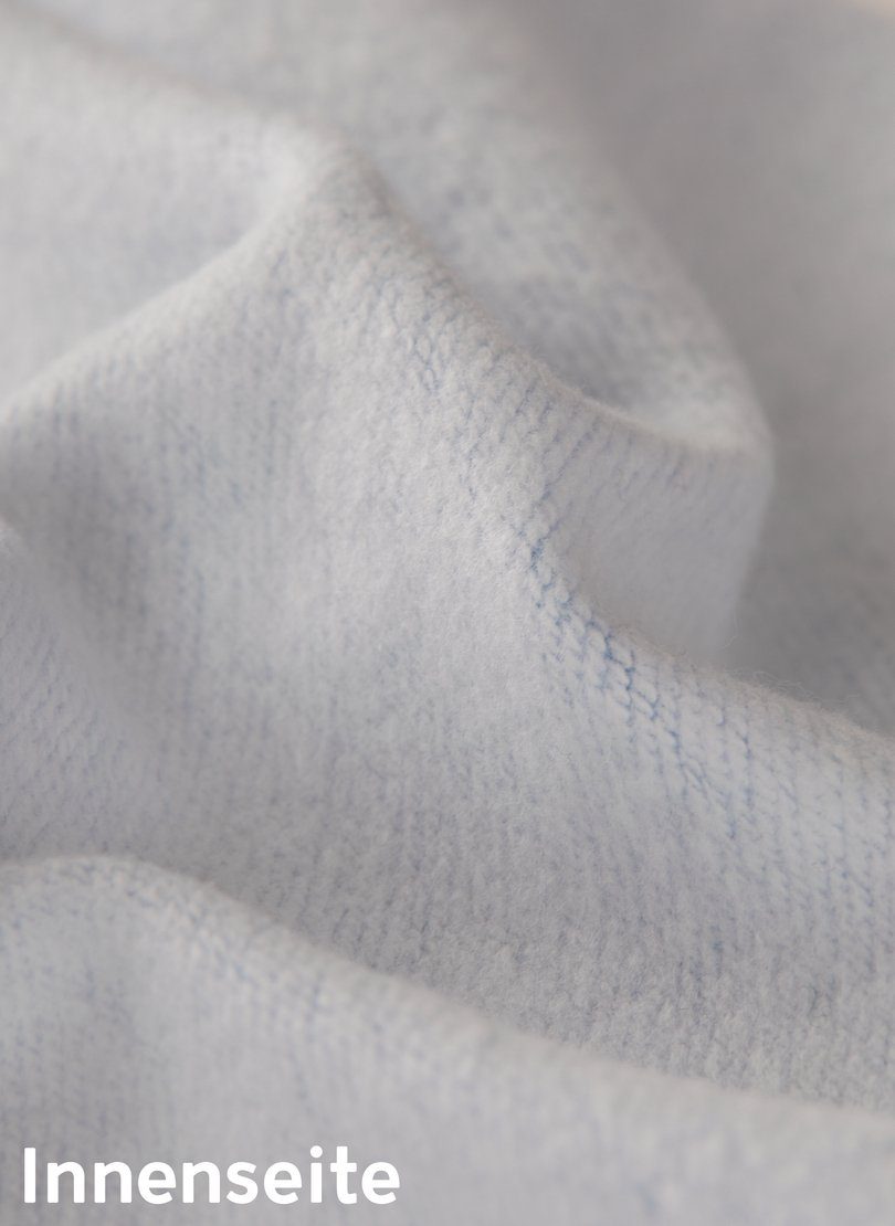 Kapuzenshirt Kapuzensweatshirt Trigema aus iceblue-melange TRIGEMA Sweat-Qualität