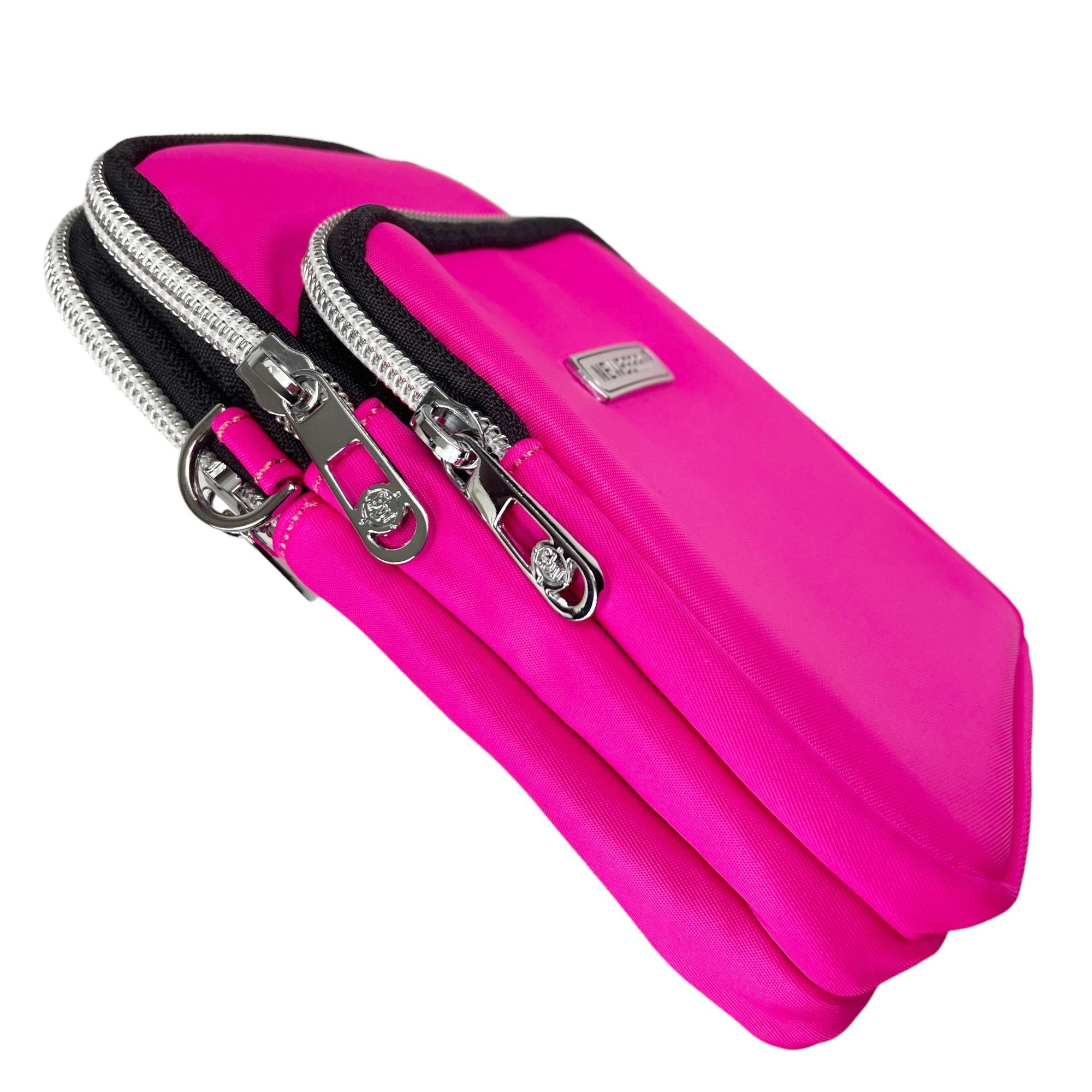 Taschen4life Handytasche kleine Damen & Herren Handy Umhängetasche 022-19, abnehmbares Trageband, Befestigungsschlaufe und Karabiner
