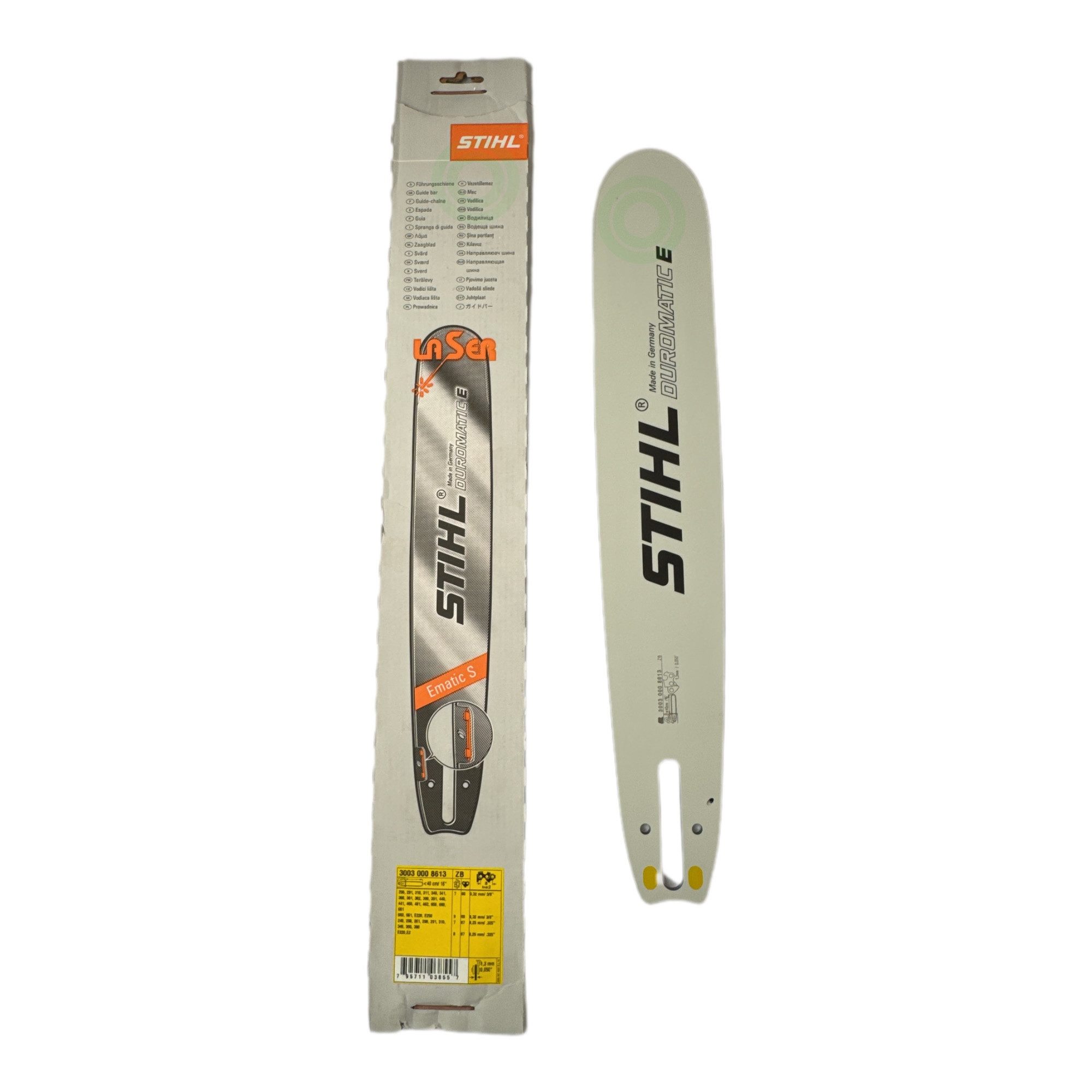 STIHL Führungsschiene Führungsschiene Duromatic E, 40cm/16" 1,3mm, 30030008613, 1,3 mm, (Führungsschiene Duromatic E, 40cm/16" 1,3mm, 30030008613, 1-St., Führungsschiene Duromatic E, 40cm/16" 1,3mm, 30030008613)