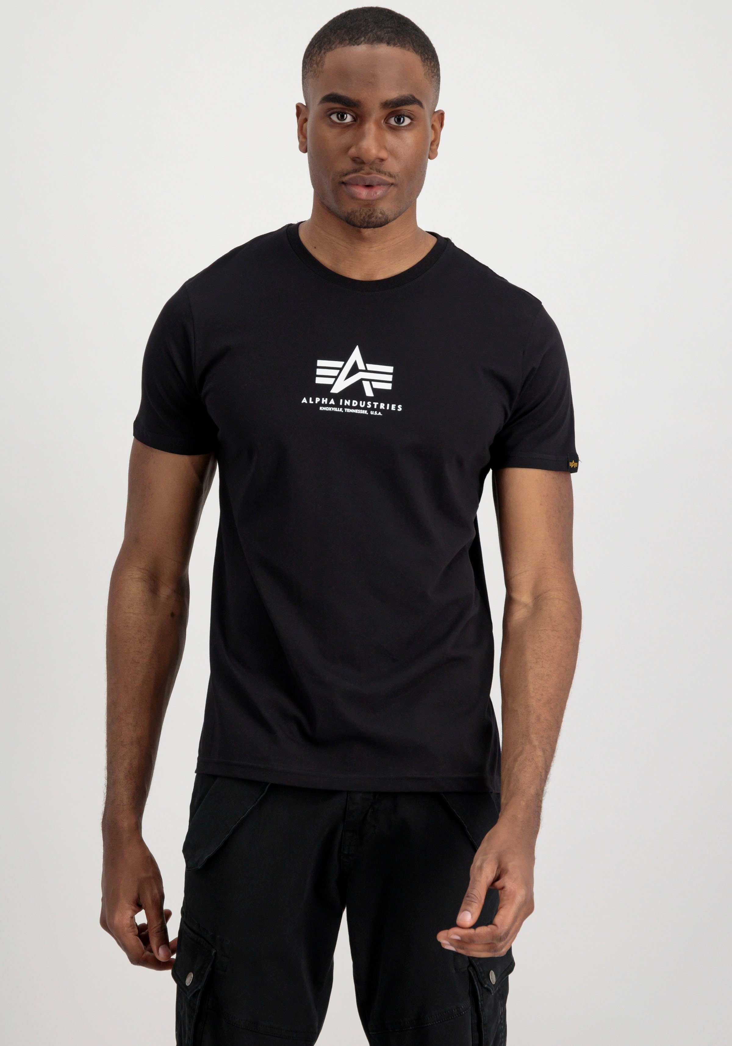 Alpha Industries Rundhalsshirt Basic ML black T