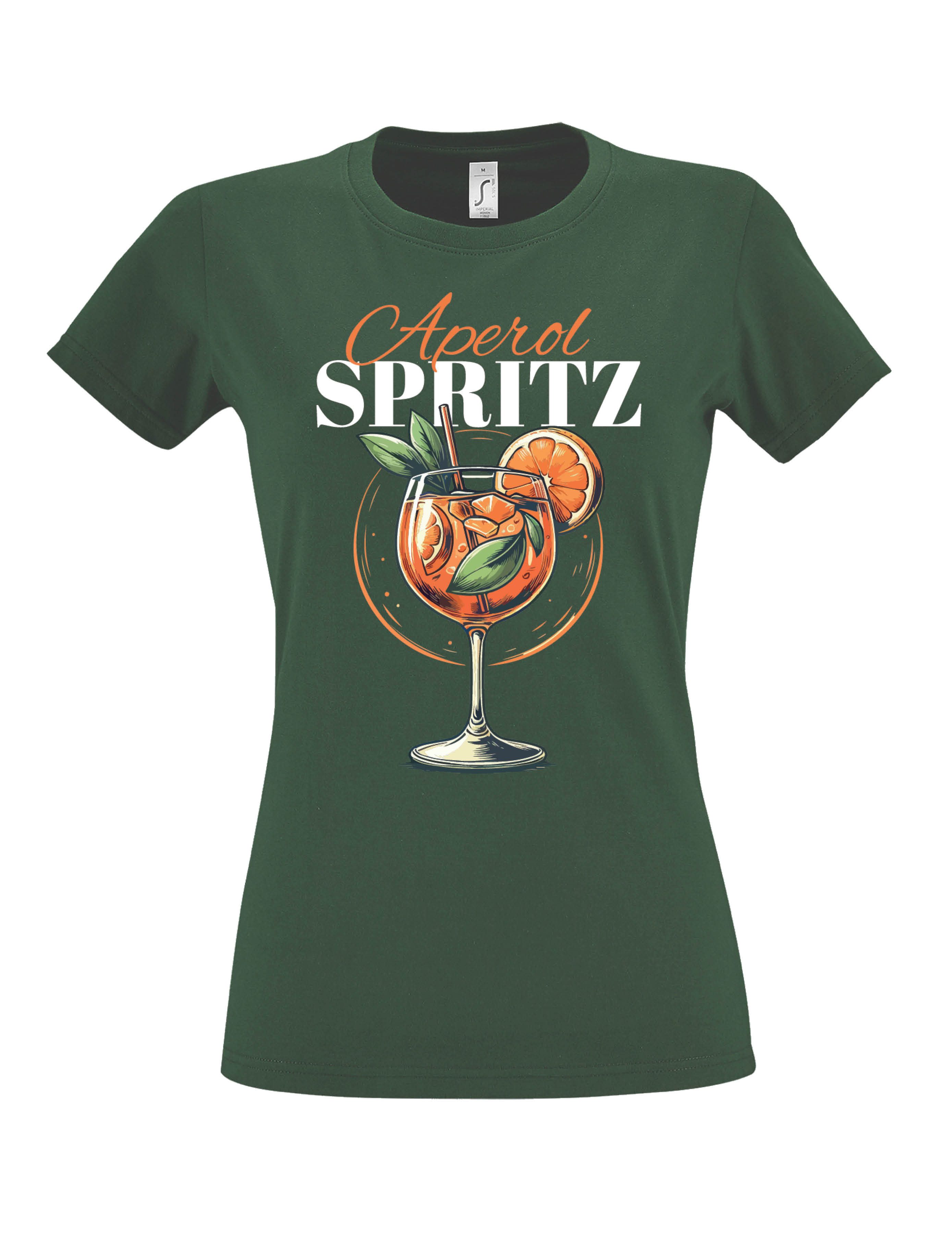 Youth Designz Print-Shirt "Aperol Spritz" Print Damen T-Shirt Statement Geschenk Frauen mit lustigen und stylischen Aufdruck für Frauen