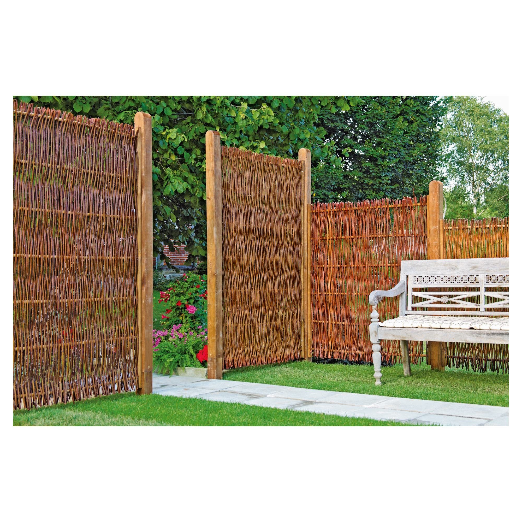 Tetzner & Jentzsch Gartenzaun FUEGO Weidengeflechtzaun günstig online kaufen