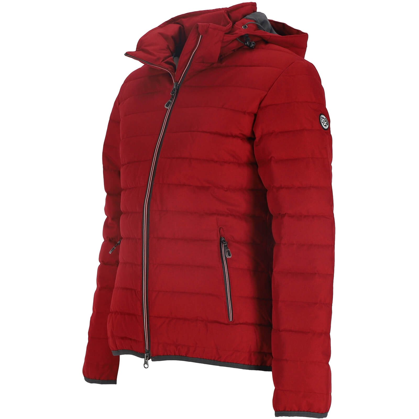 Blue Wave Steppjacke Damen Jacke Nina gesteppt - Leichte Jacke Übergangsjacke Outdoor Melange-Optik, Abnehmbare & verstellbare Kapuze, 2-Wege-Reißverschluss – Bild 5 von 5