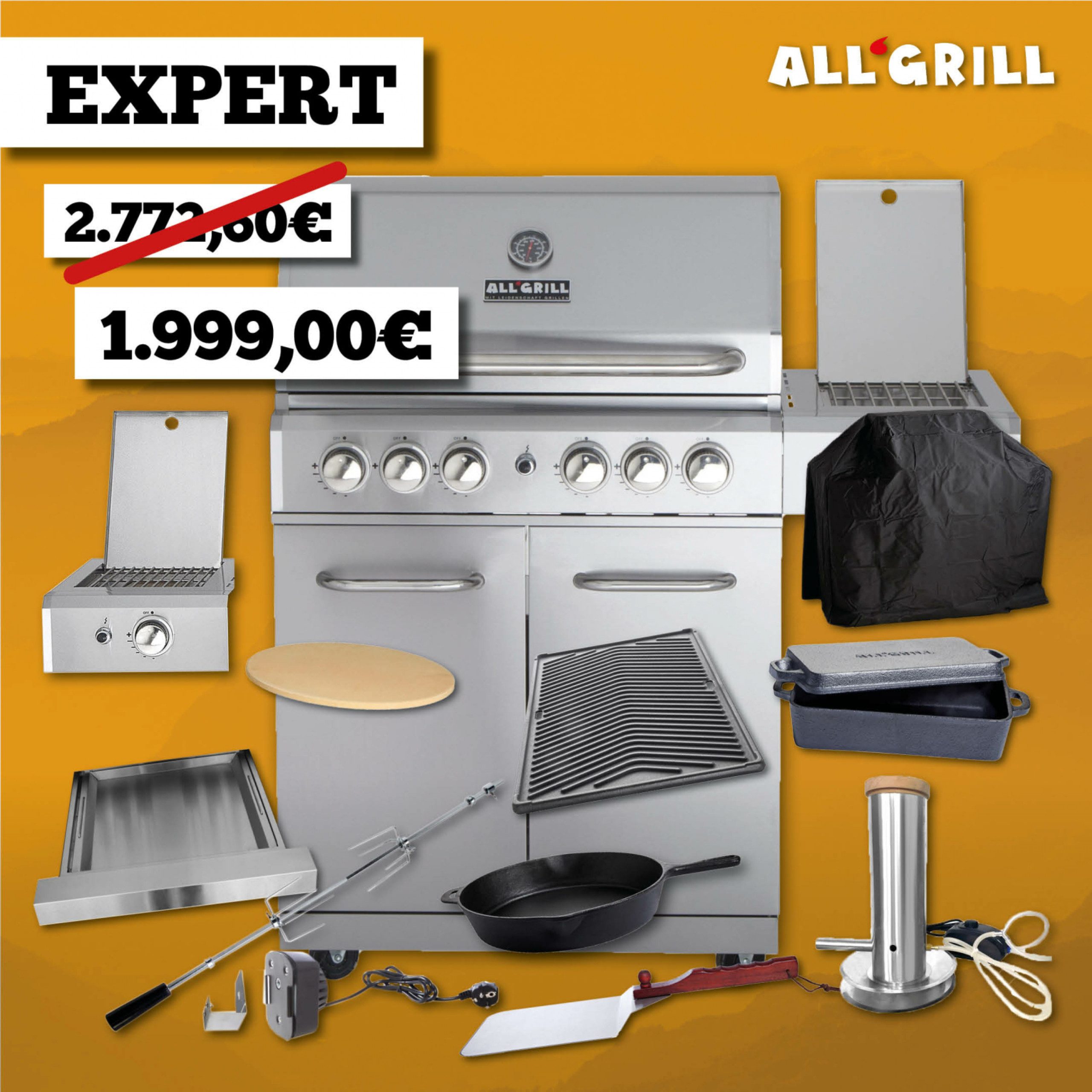 All Grill Gasgrill ALLGRILL Gasgrill ALLROUNDER L - 35 Jahre Jubiläumsaktion inkl.