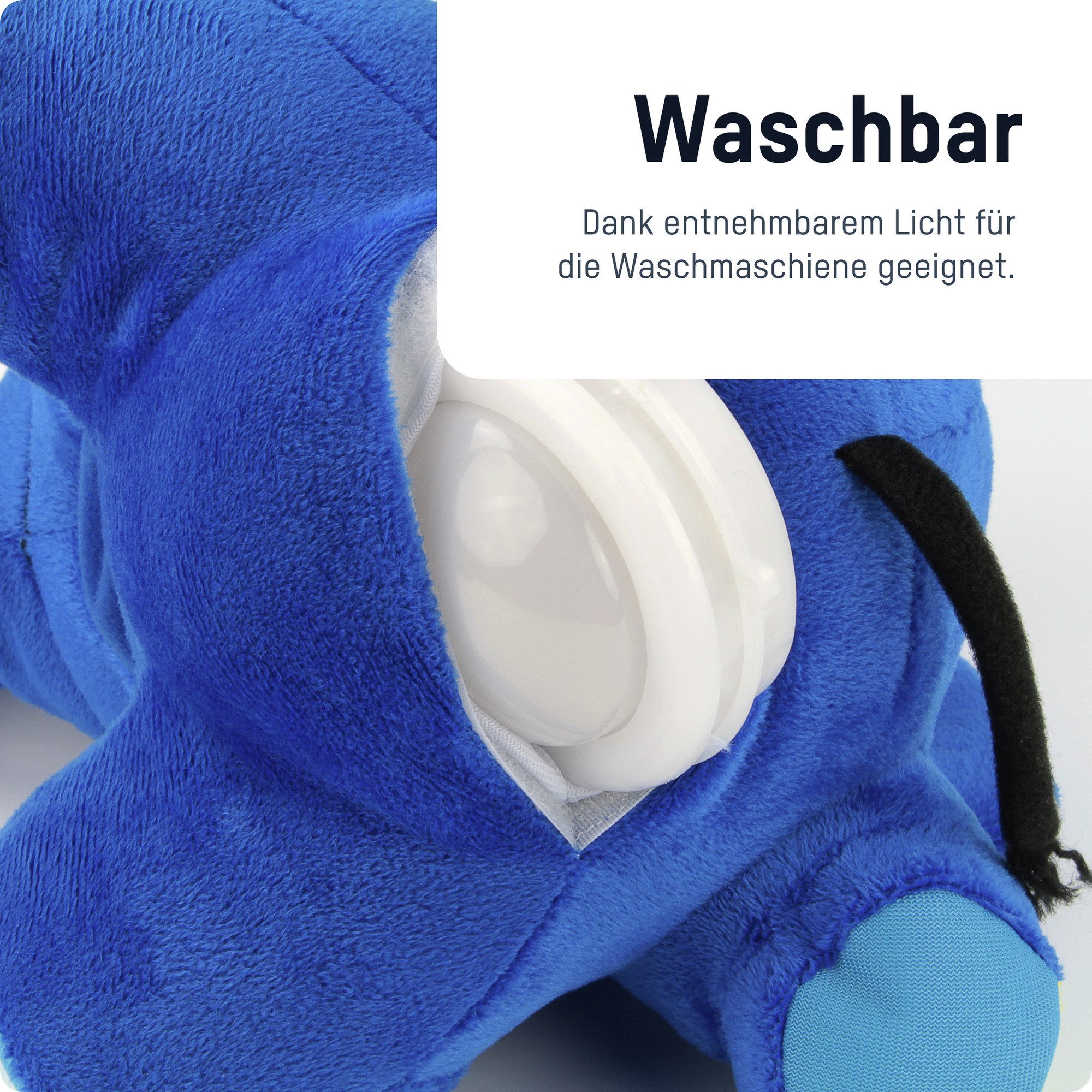ANSMANN AG LED Nachtlicht LED Nachtlicht Elefant Kuscheltier inkl. Batterien & Musik Funktion – Bild 5 von 5