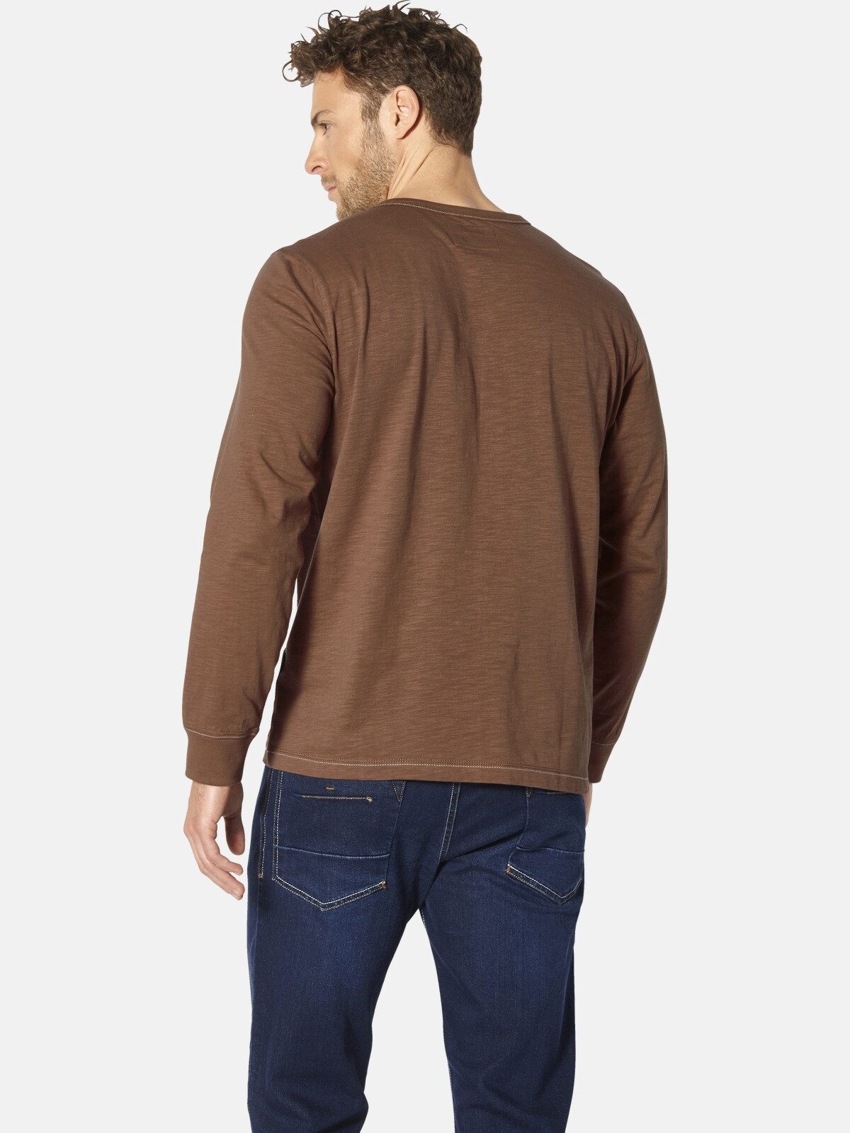 Babista Langarmshirt DANIVECCI mit Stickerei auf der Brust – Bild 3 von 5