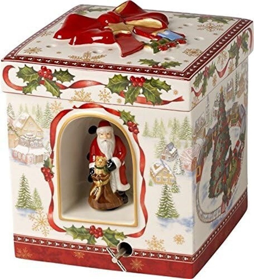 Villeroy & Boch Spieluhr 6613 - Christmas Toys Geschenkpaket - 20,6 x 19,6 x 28 cm, (1-tlg)