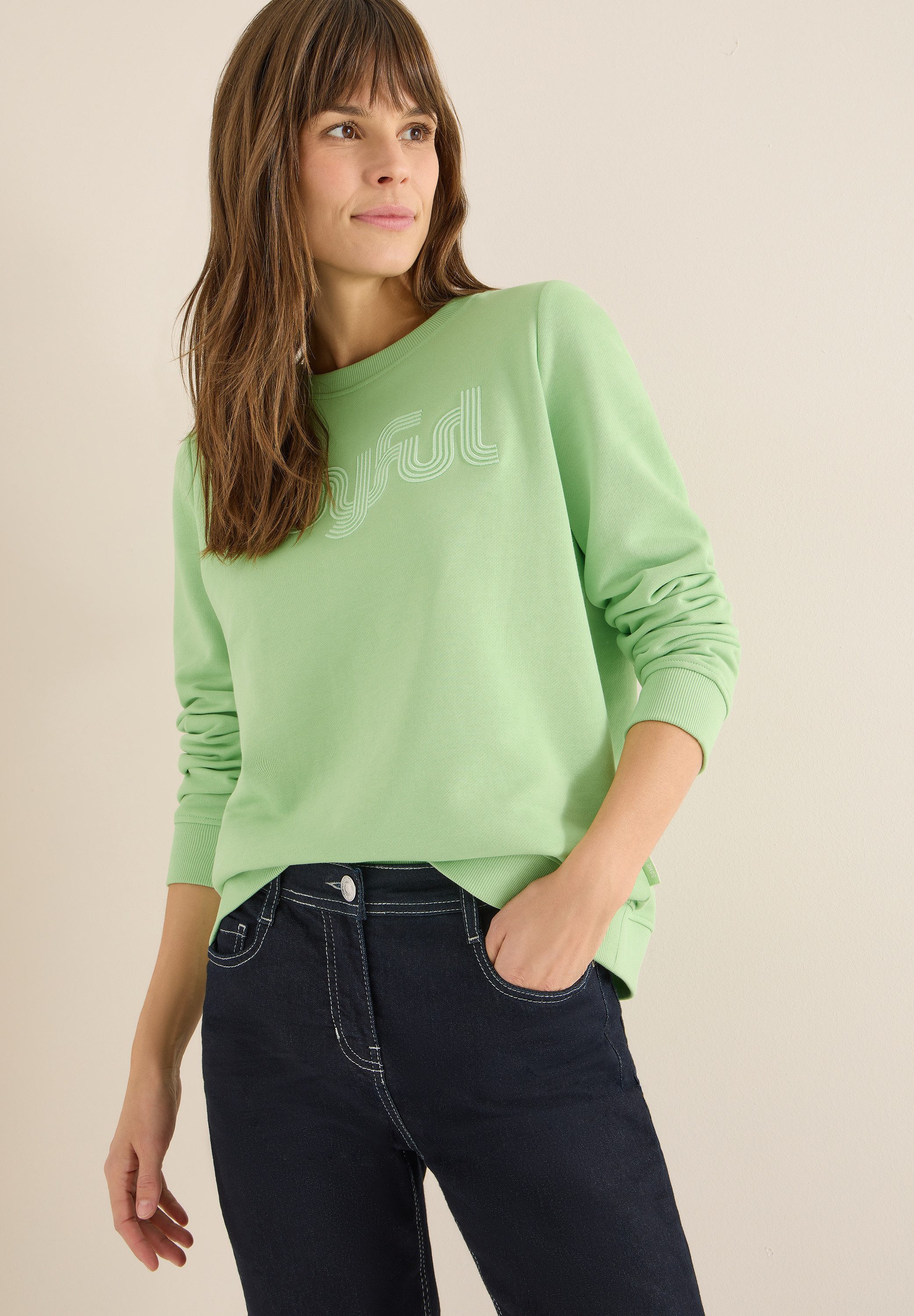 CECIL Sweatshirt aus reiner Baumwolle