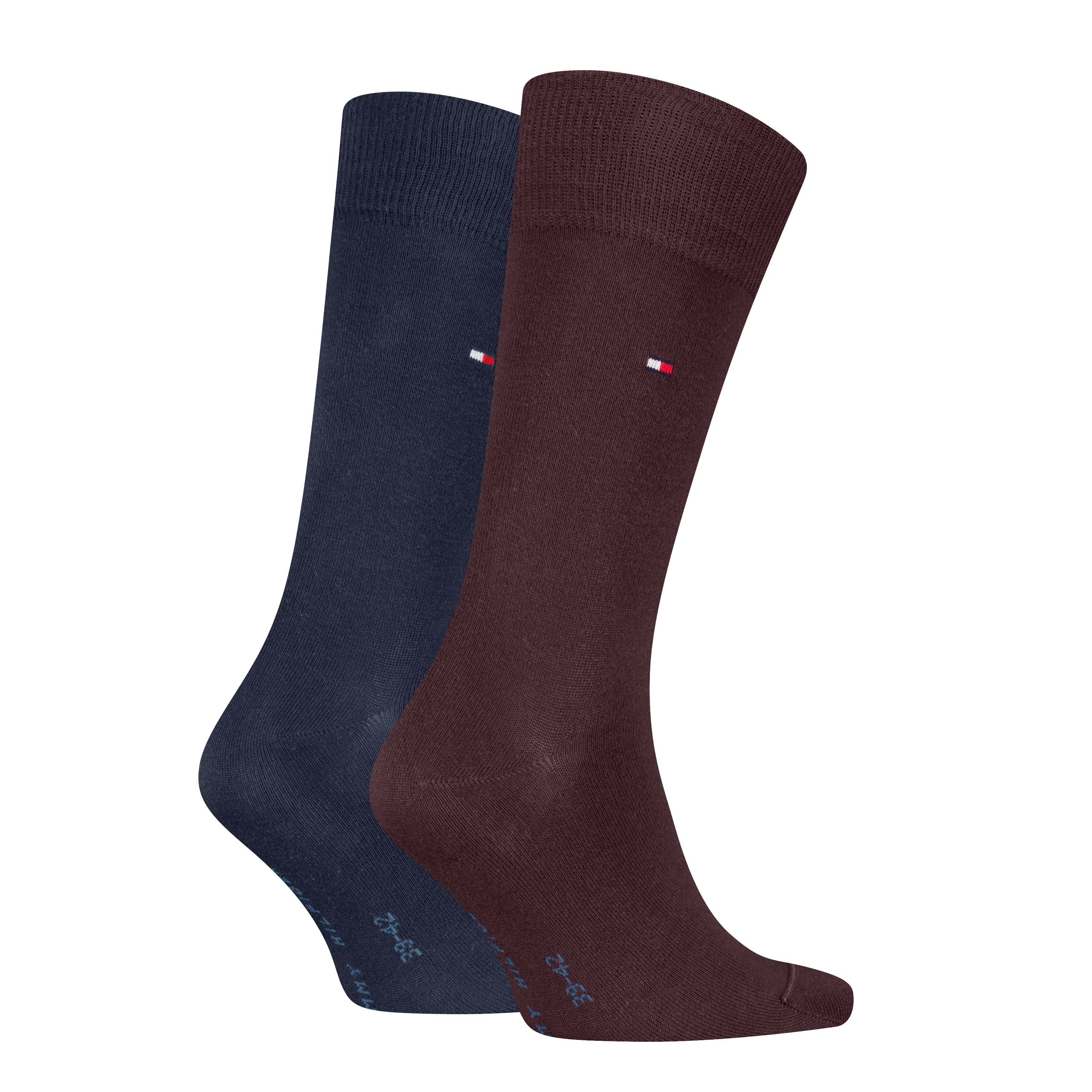 Tommy Hilfiger Socken TH MEN SOCK CLASSIC 2P (2 Paar) Mit eingestricktem Flag-Logo