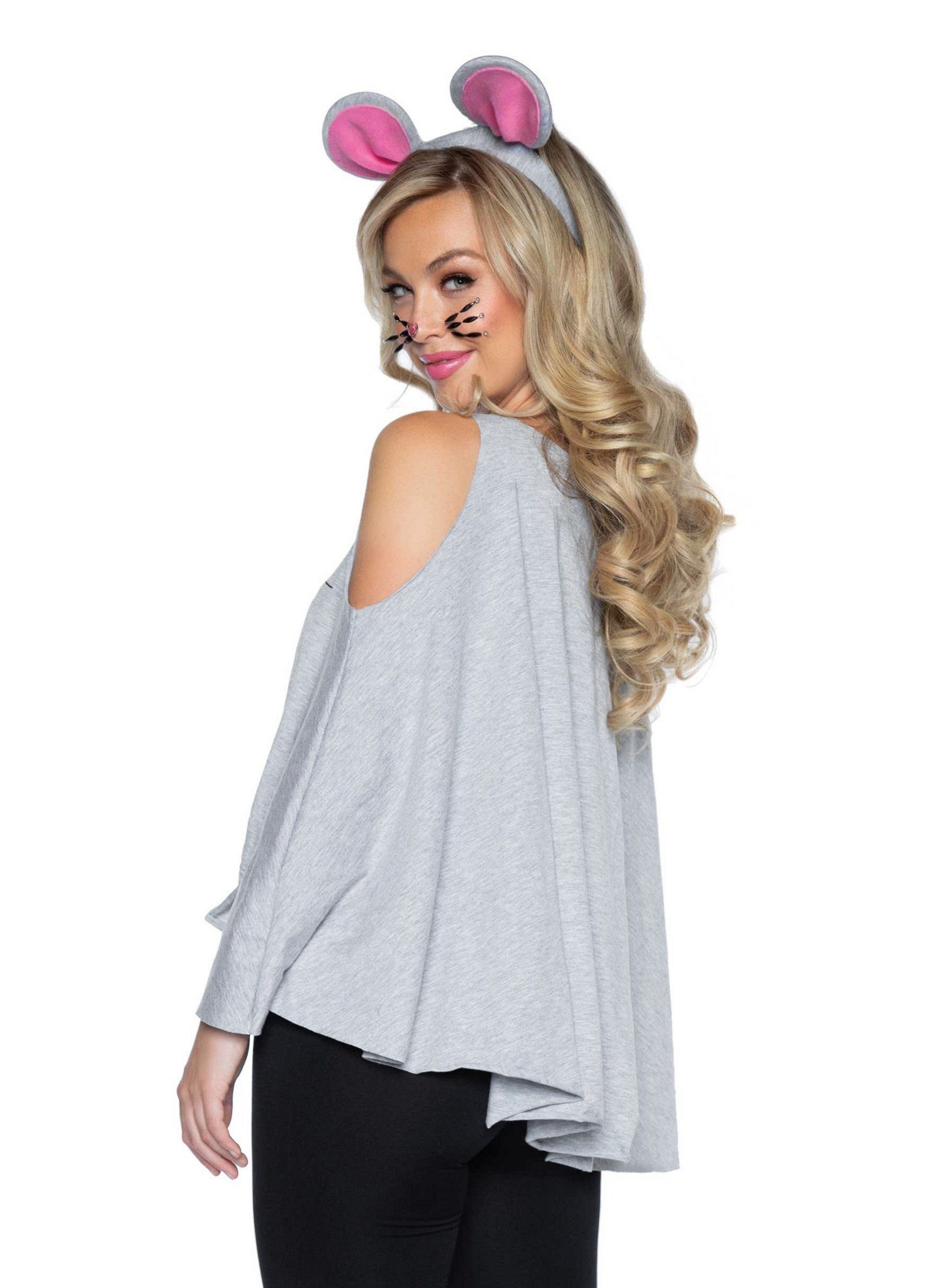 Leg Avenue Kostüm Maus Poncho-Shirt - Fasching Halloween Kostüm Umha, Einfa günstig online kaufen