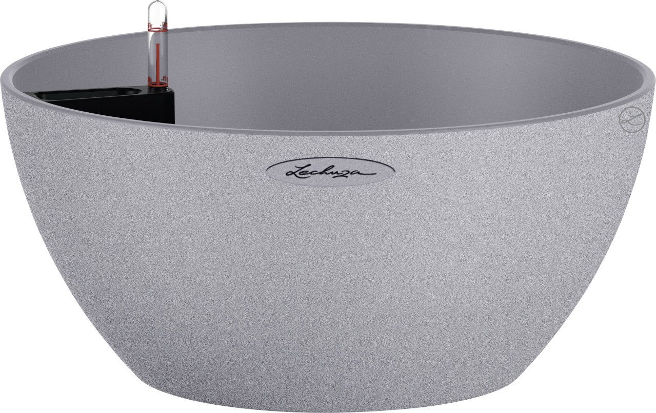 Lechuza® Pflanzschale Lechuza Blumenschale-Set Cuberto Stone 30