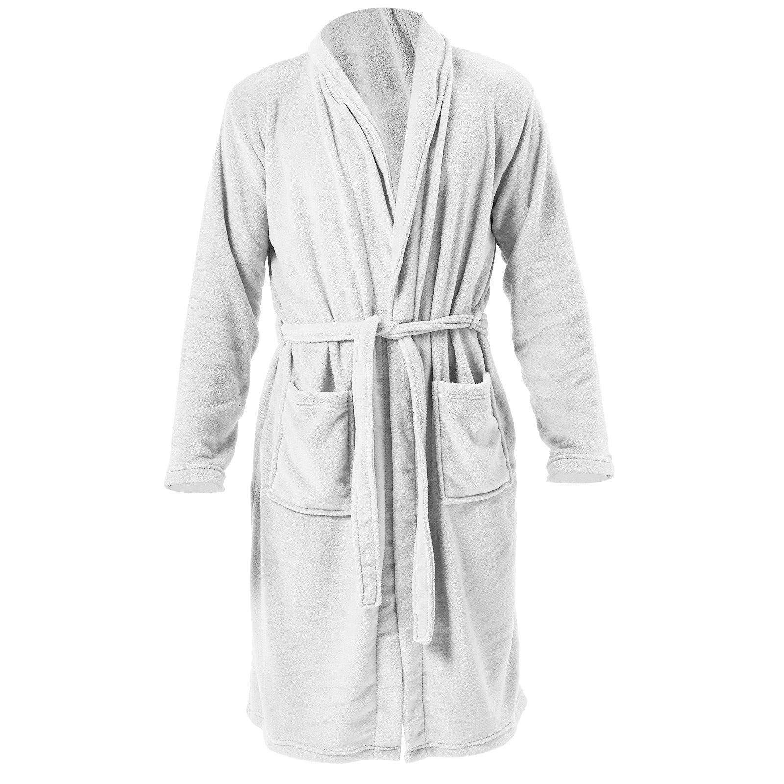 i@home Unisex-Bademantel Bademantel aus Korallenfleece Plüsch weich warm Mo günstig online kaufen