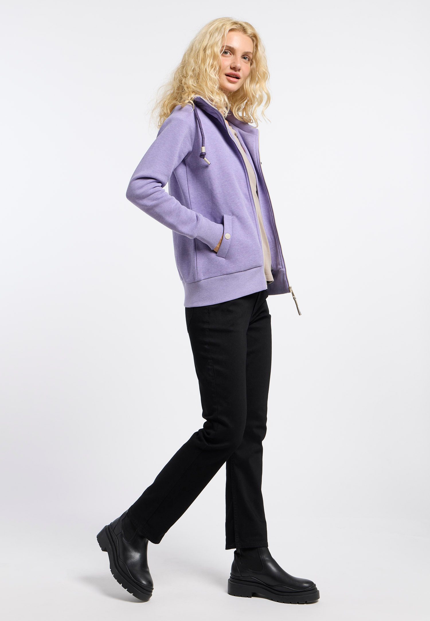 Ragwear Sweatshirt RILIAN ZIP Vegane Mode günstig online kaufen
