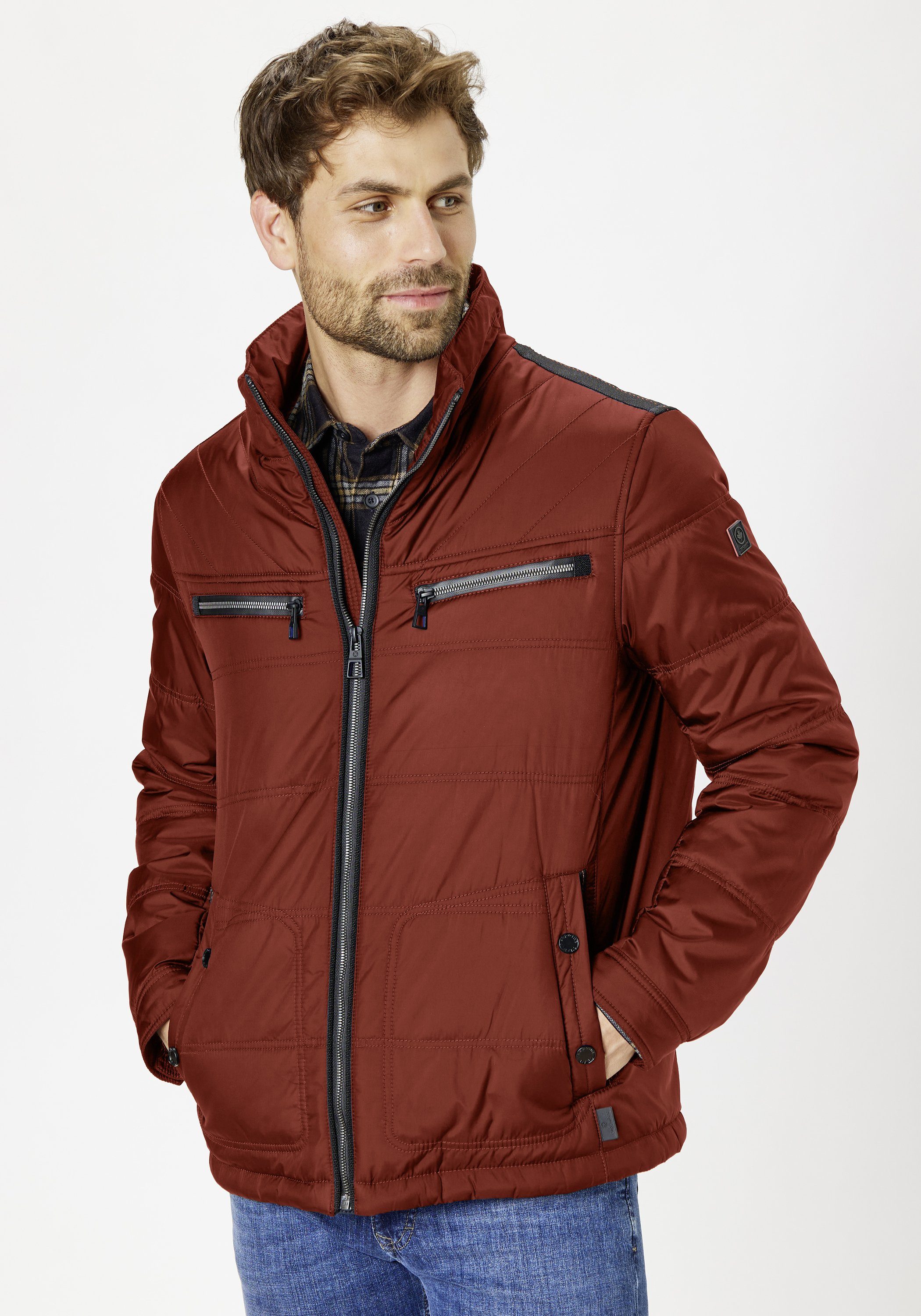 Redpoint Winterjacke Randy Steppjacke mit gefütterten Außentaschen