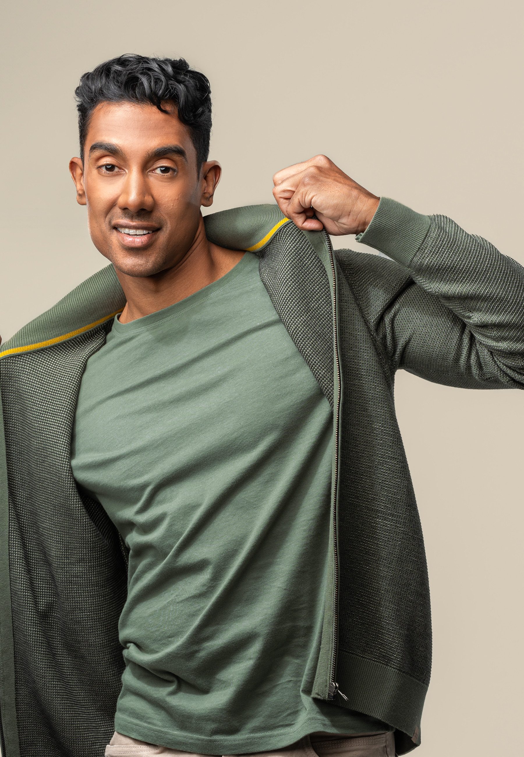 LIVING CRAFTS Strickjacke SPENCER GOTS zertifiziert