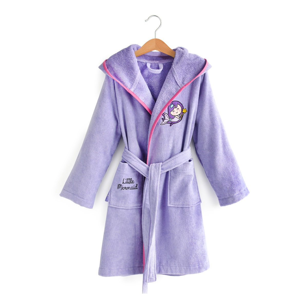 MILK&MOO Duschtuch Milk&Moo Kleine Meerjungfrau Kinderbademantel, günstig online kaufen
