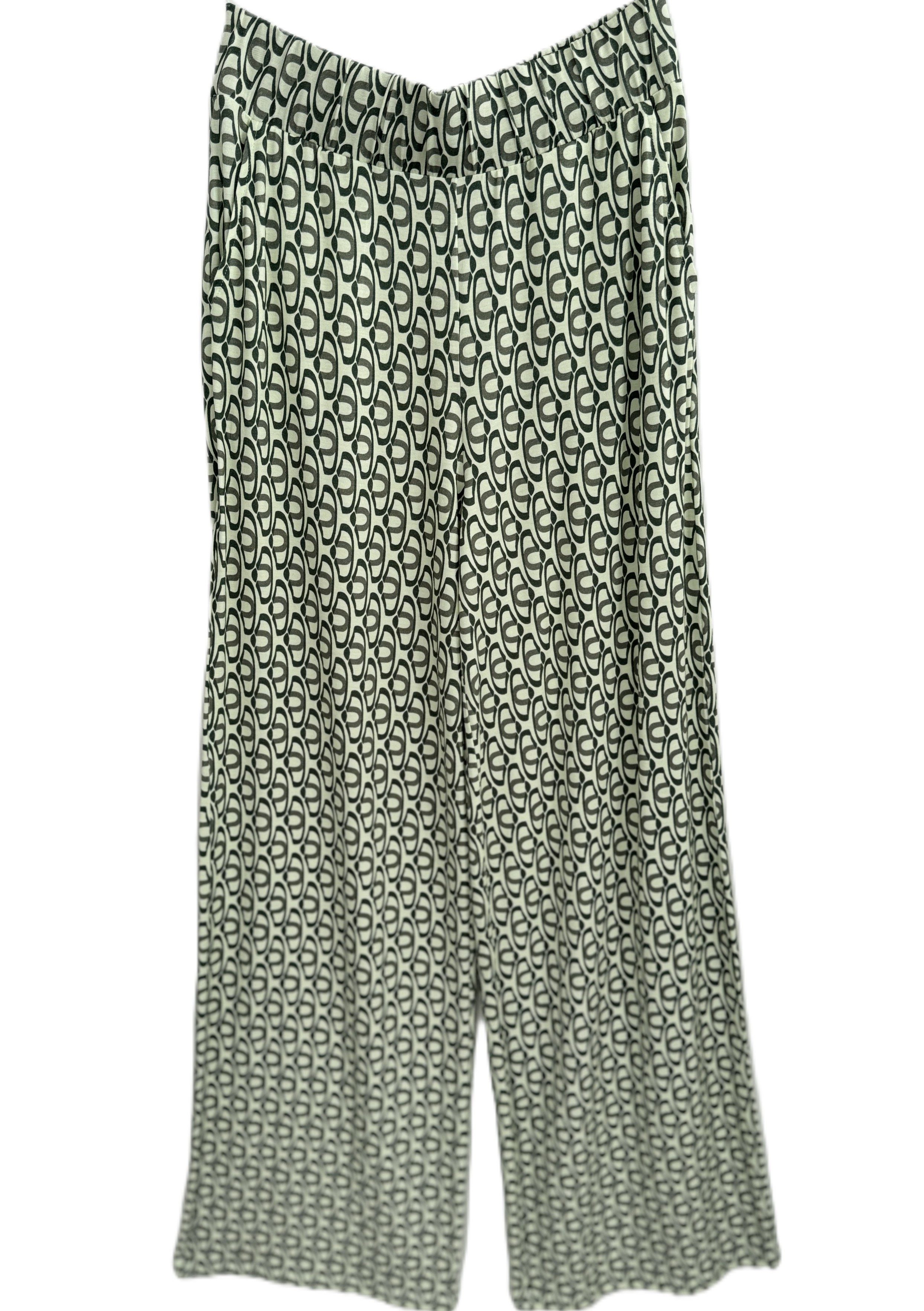 Zuckerwatte Stretch-Hose Printhose mit weitem Bein günstig online kaufen