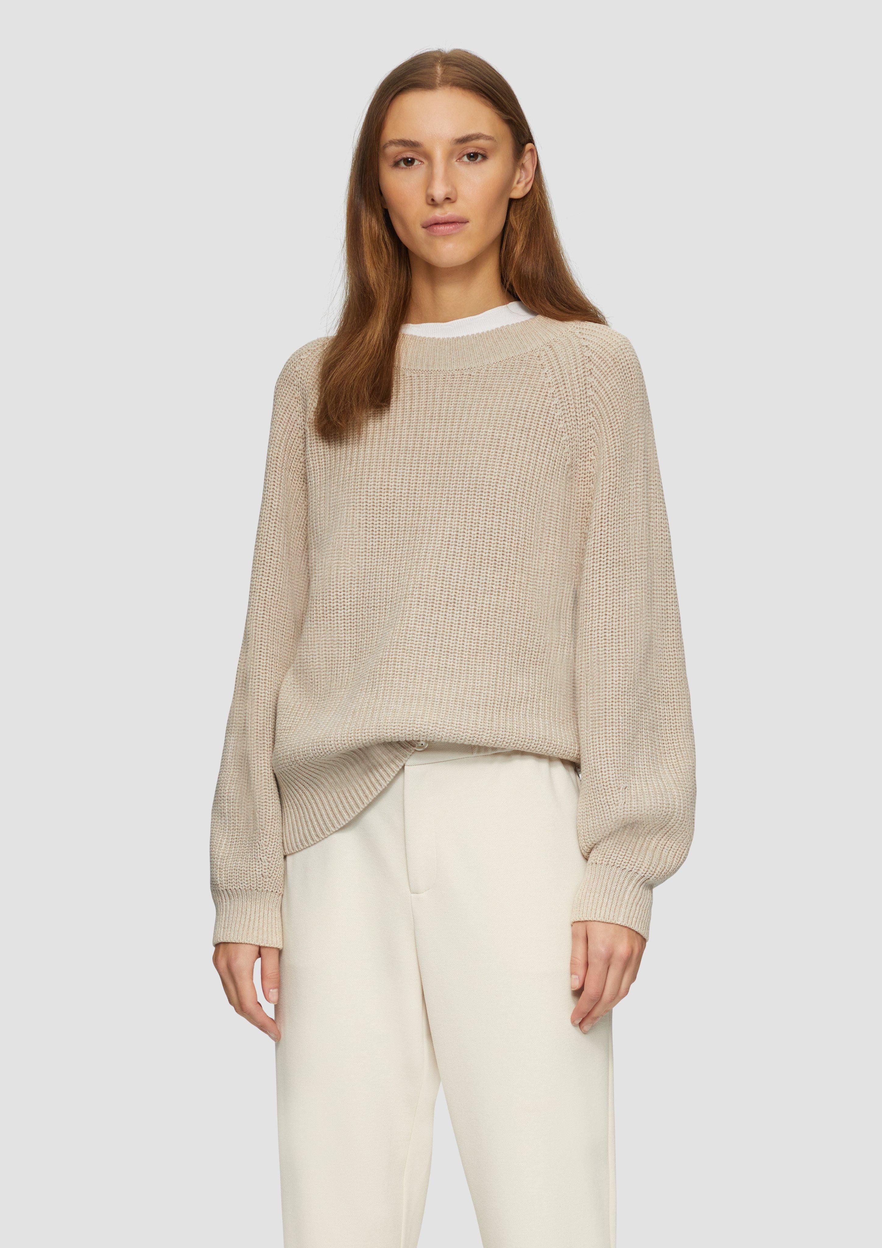s.Oliver Strickpullover Strickpullover mit Raglan-Ärmeln und günstig online kaufen