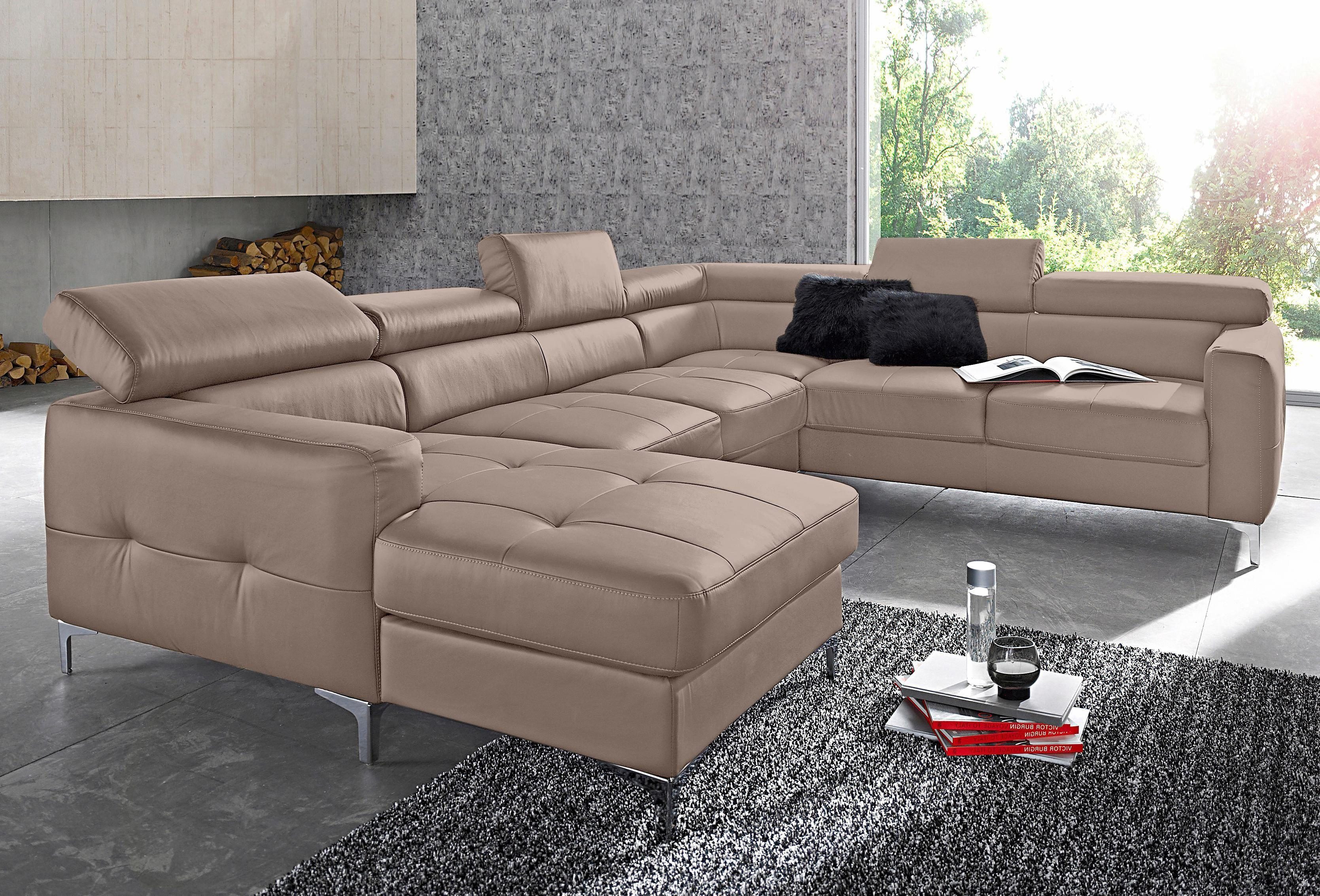 COTTA Polstergarnitur "Sammy U-Form", (Set, Tiefe der Recamiere 169 cm), Se günstig online kaufen