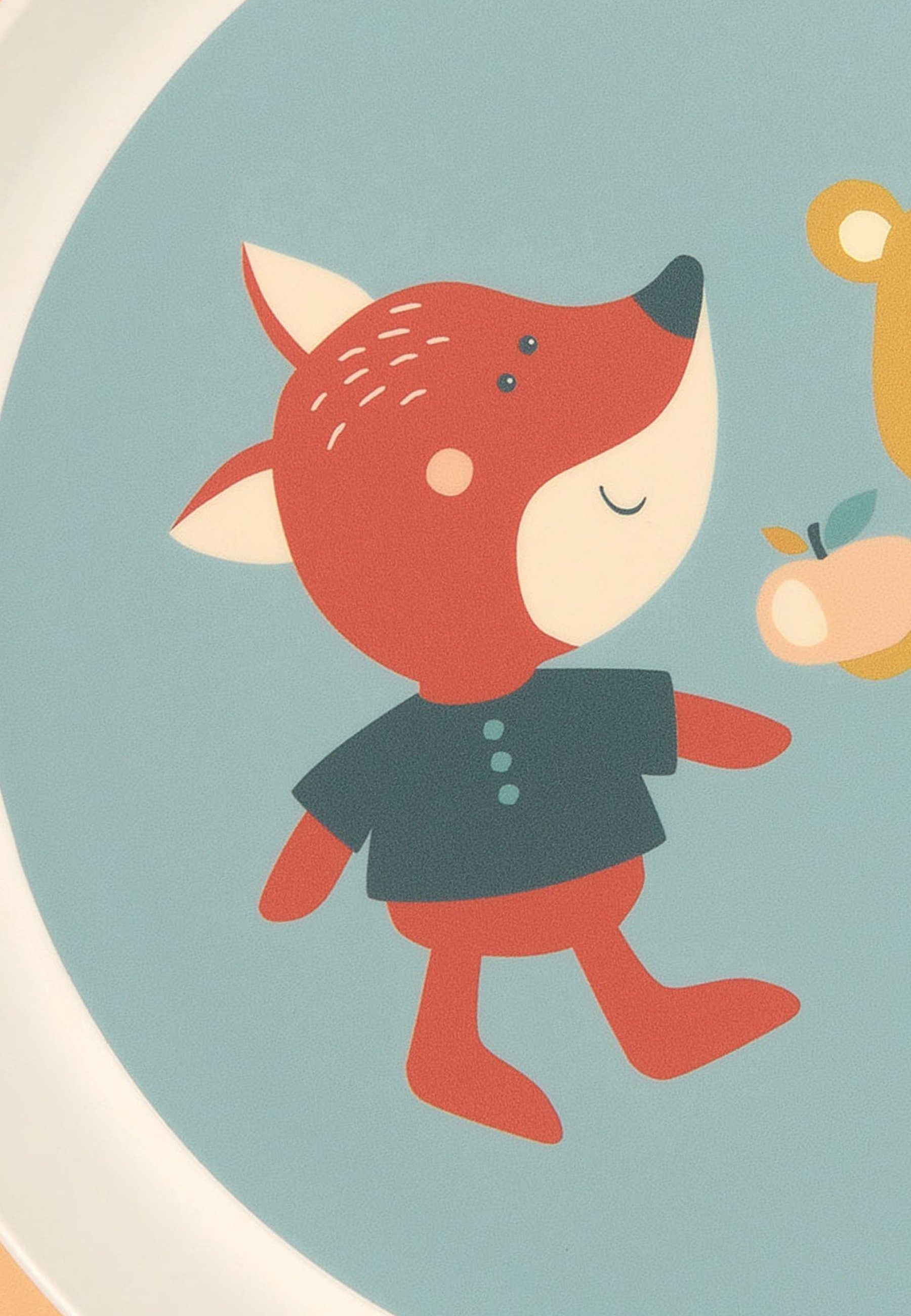 Sigikid Teller Teller Bär & Fuchs rPET "4 Freunde", (1 St)