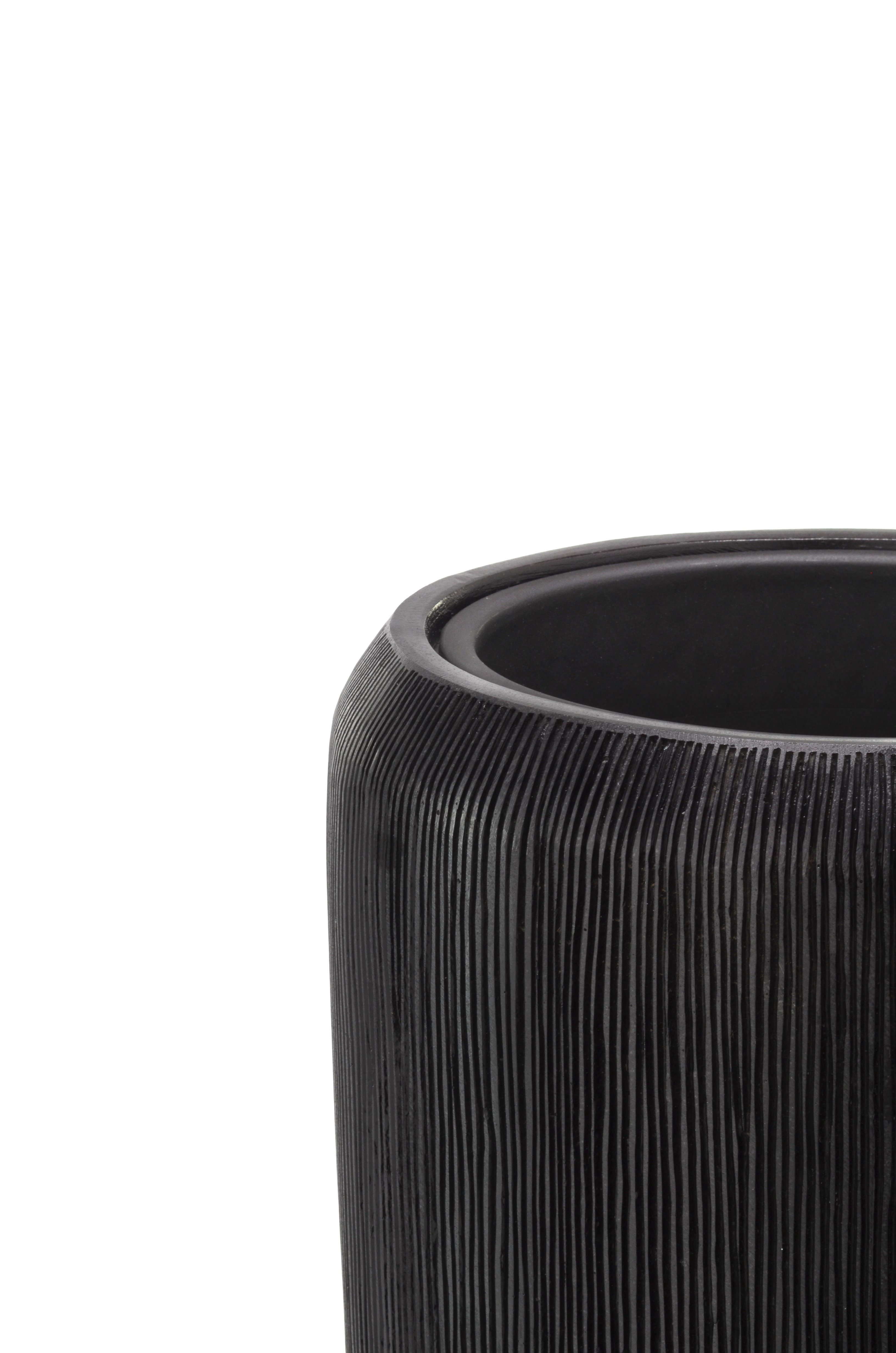 Flingora Bodenvase Esmee, mit Einsatz - Fiberglas - Indoor & Outdoor - Anth günstig online kaufen